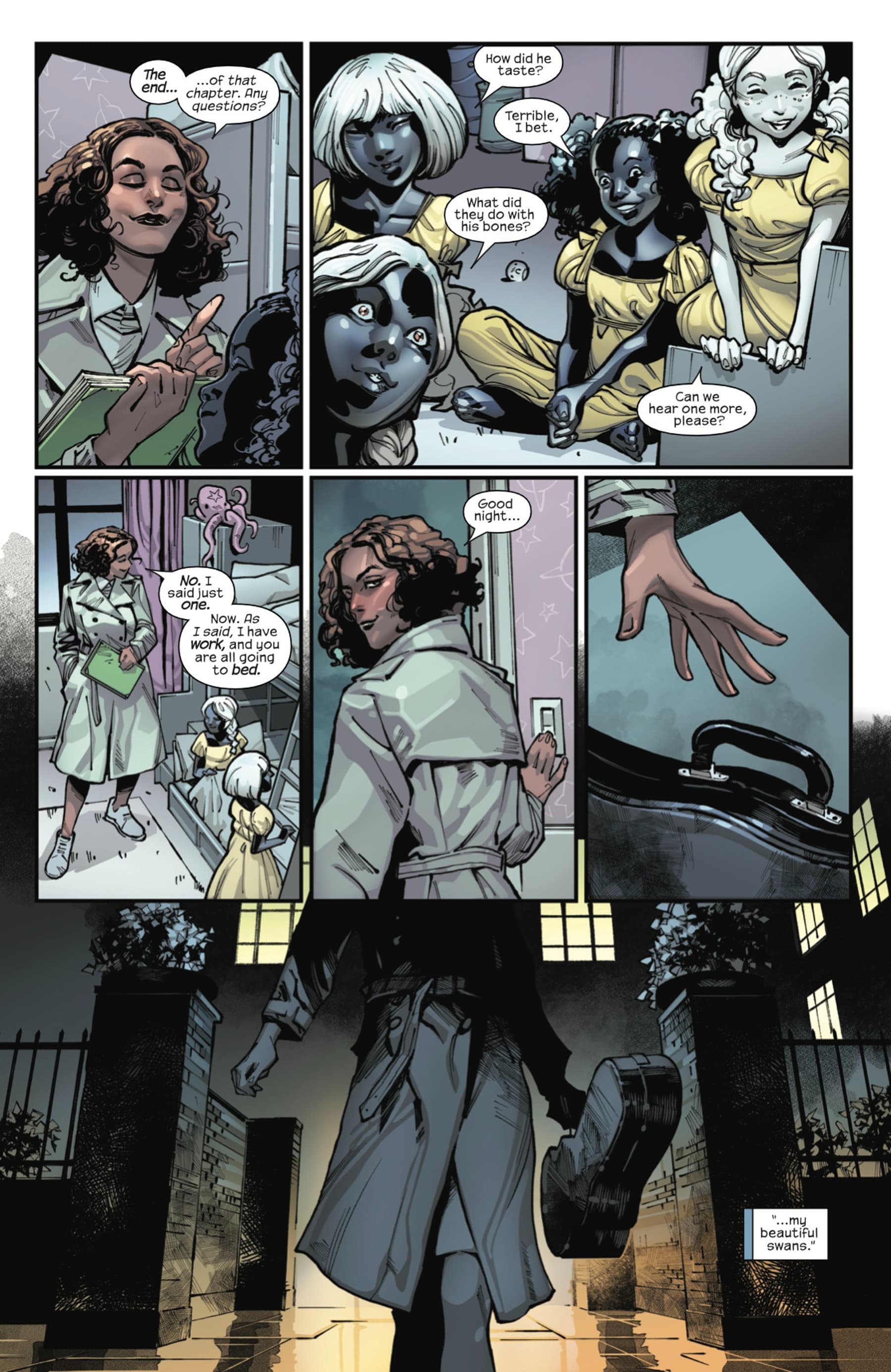 G.O.D.S. (2023) #5 page by Jonathan Hickman and Valerio Schiti