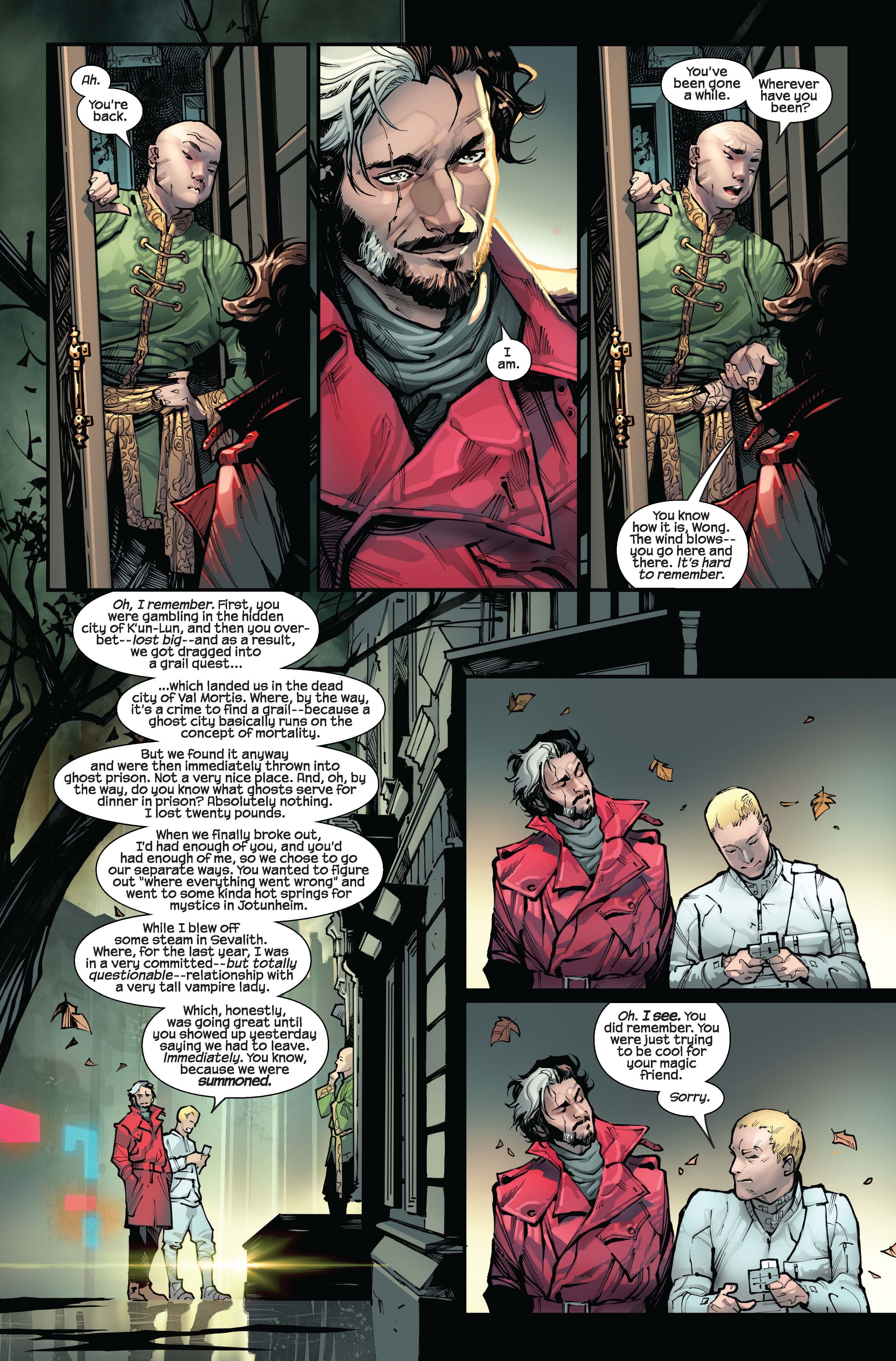 G.O.D.S. #1 page by Jonathan Hickman, Valerio Schiti, Marte Gracia, and VC's Travis Lanham