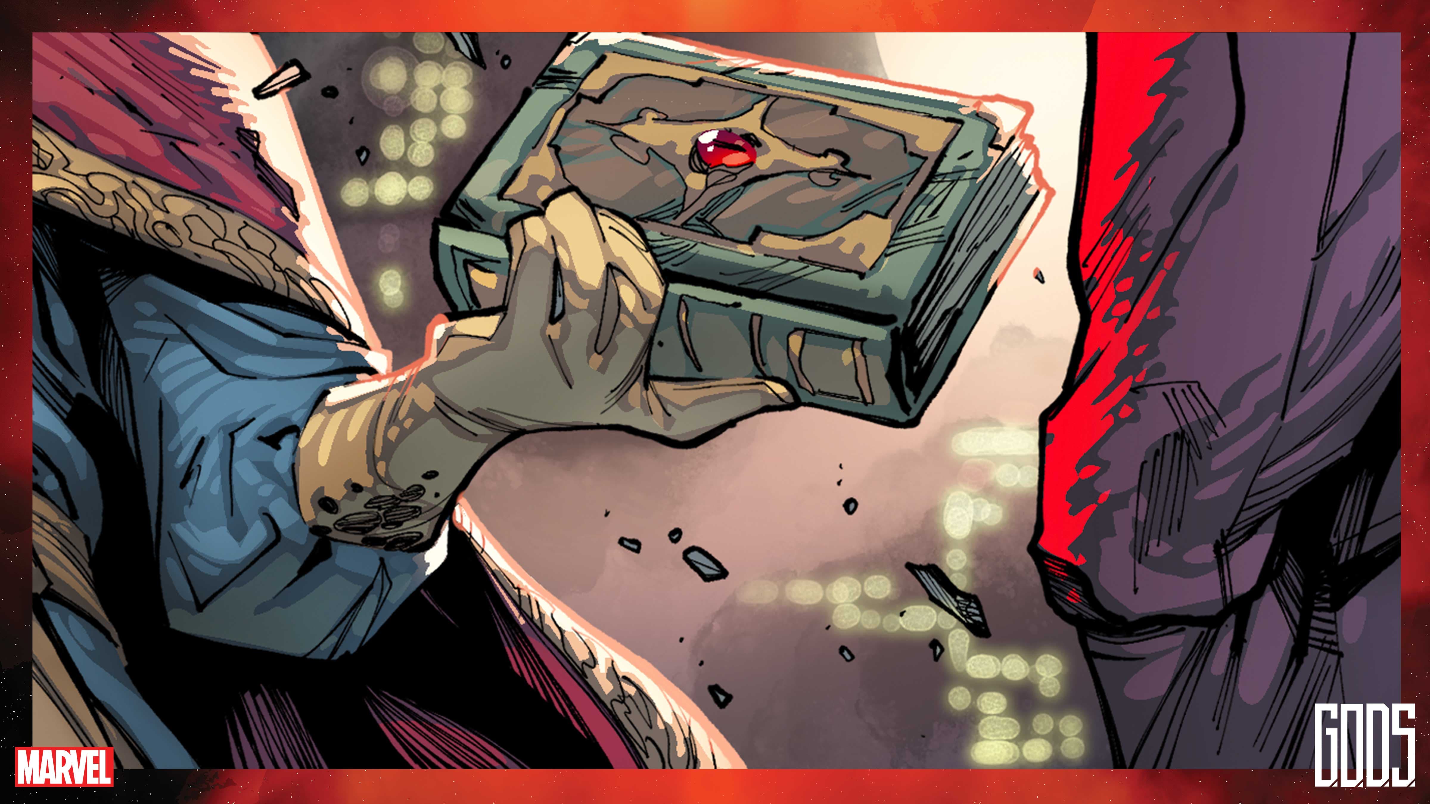 G.O.D.S. #1 artwork by Valerio Schiti