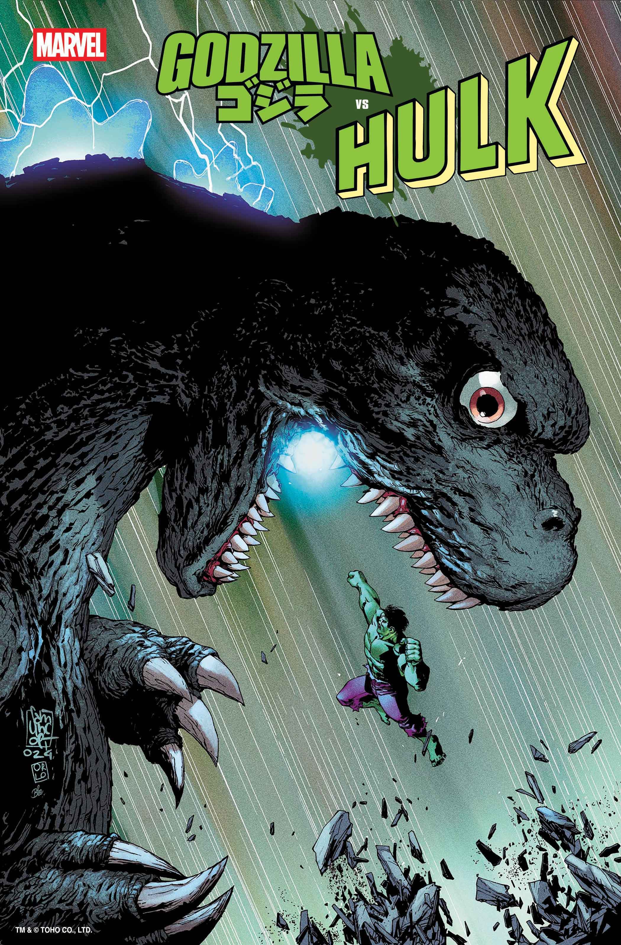 GODZILLA VS. HULK #1 Cover by Giuseppe Camuncoli