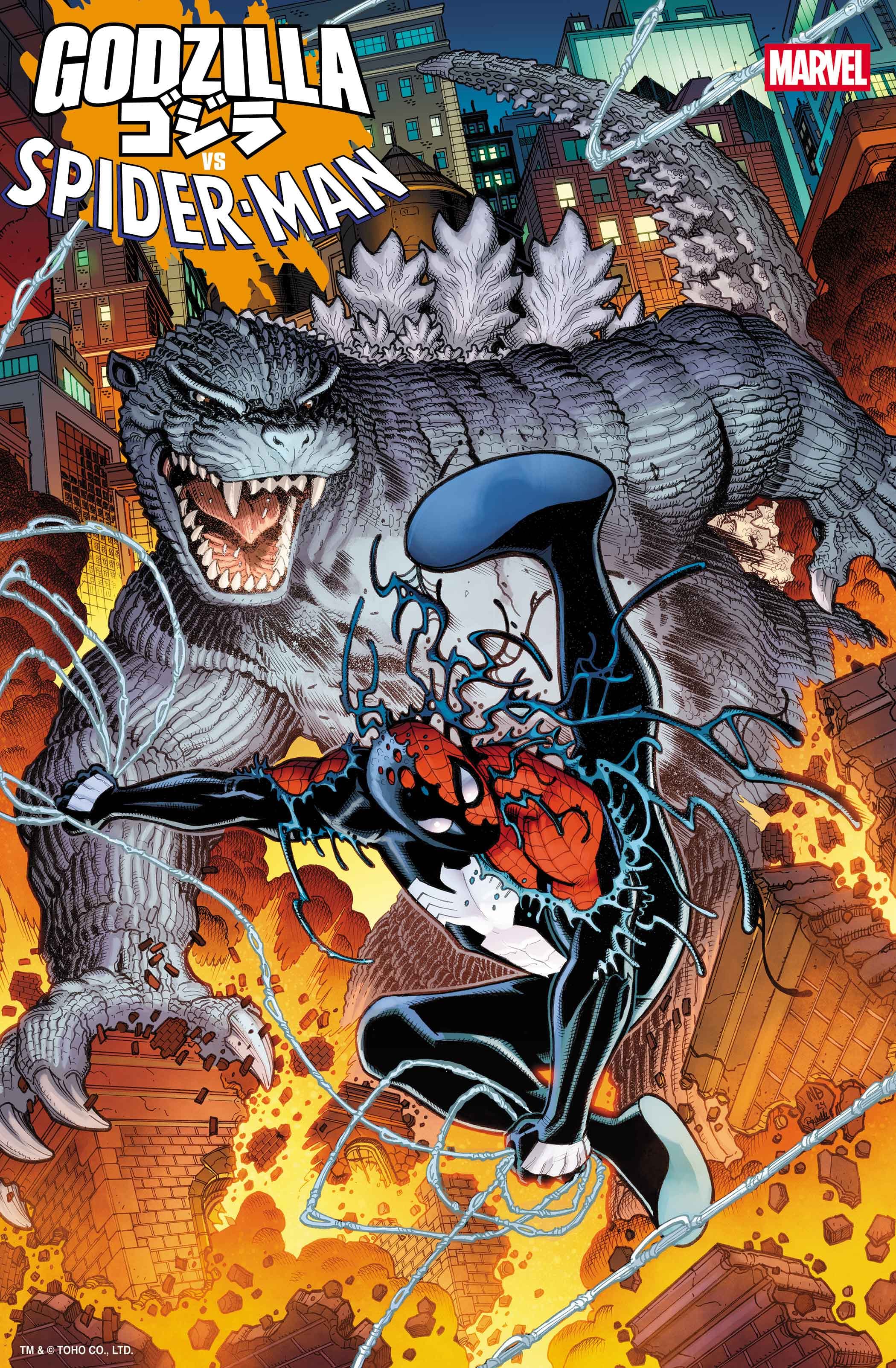 GODZILLA VS. SPIDER-MAN #1 Cover by Nick Bradshaw