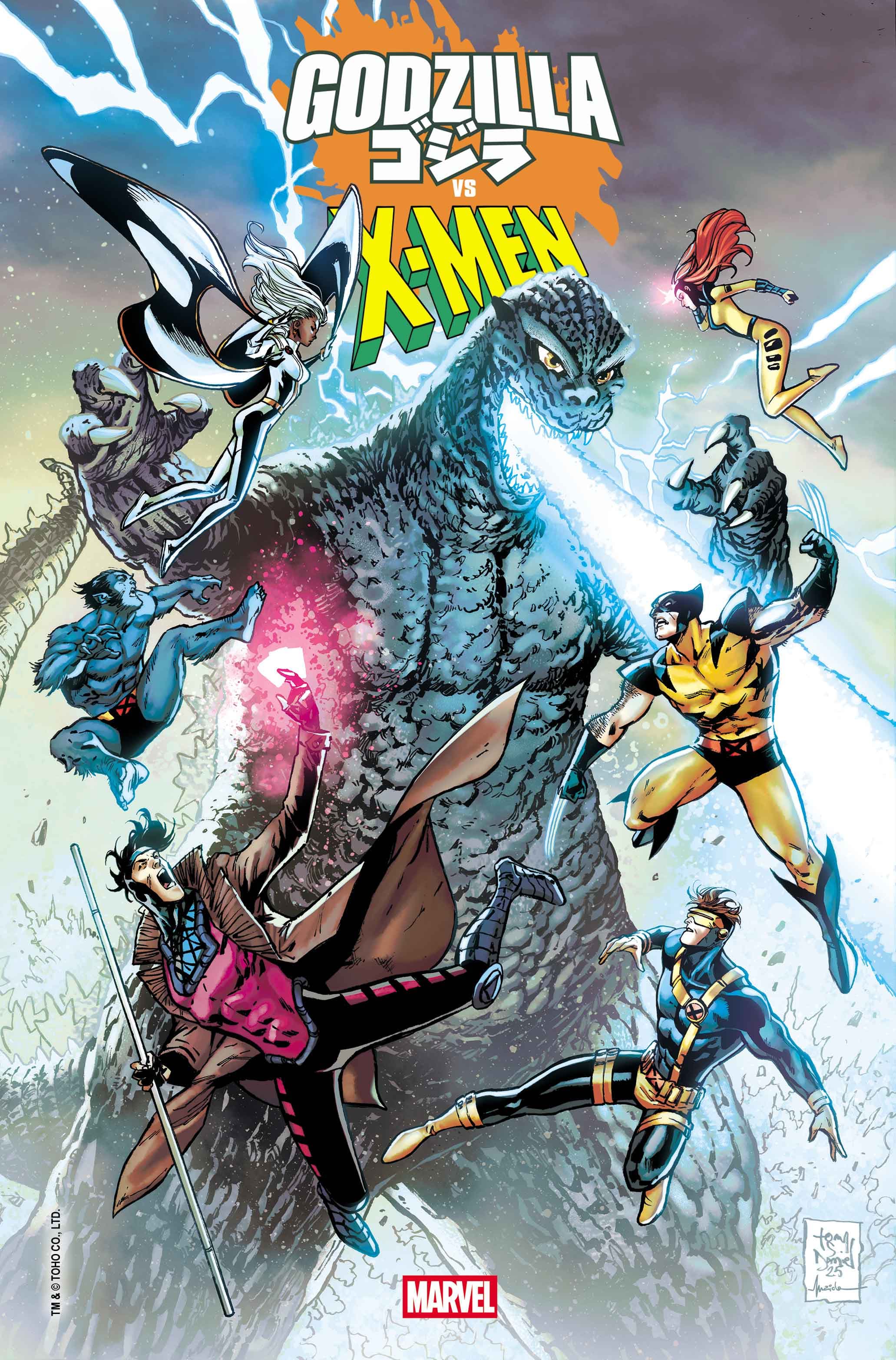 GODZILLA VS. X-MEN #1 Cover by TONY DANIEL