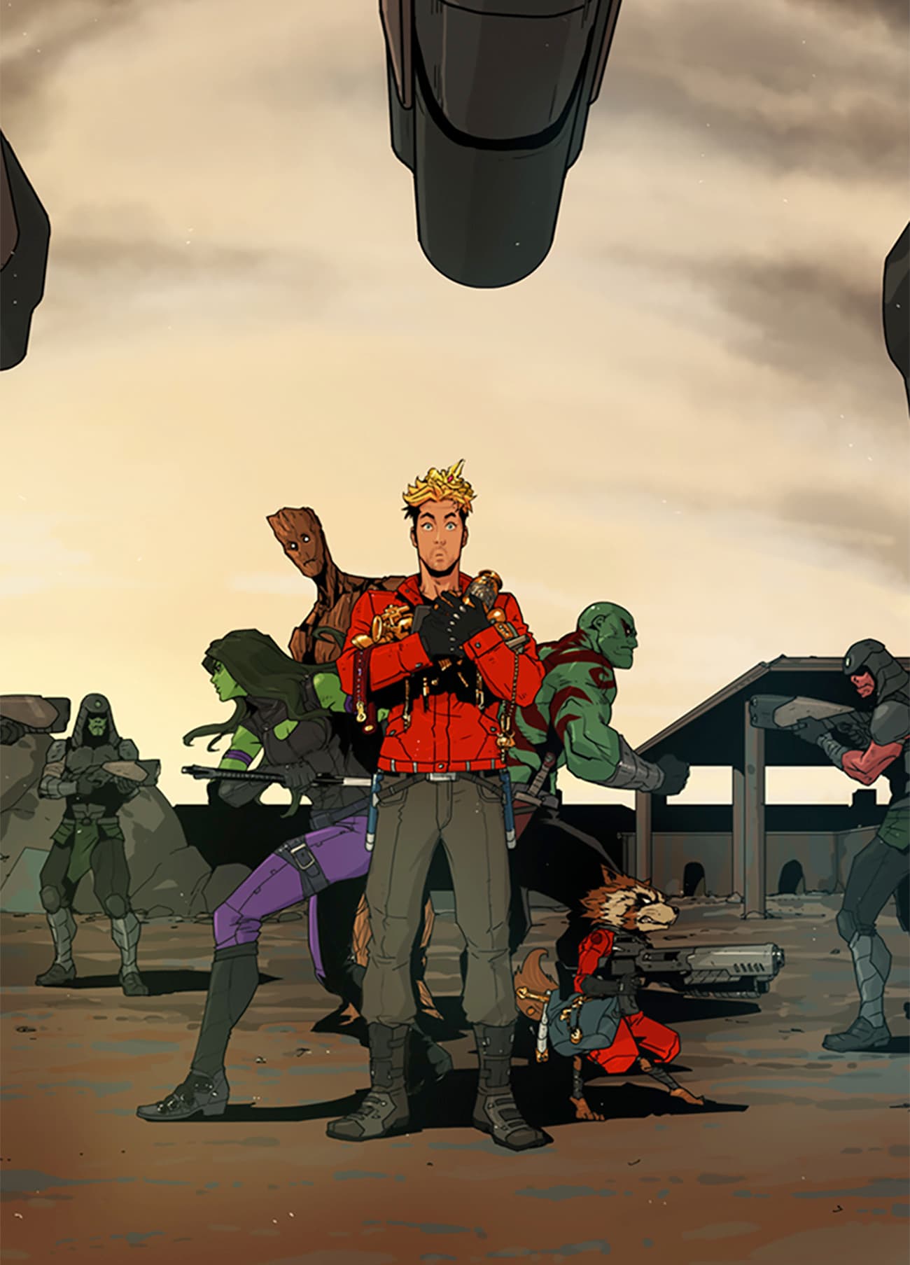 Preview panel from GUARDIANS OF THE GALAXY: THE JEWEL OF DEATH INFINITY COMIC (2023) #1.