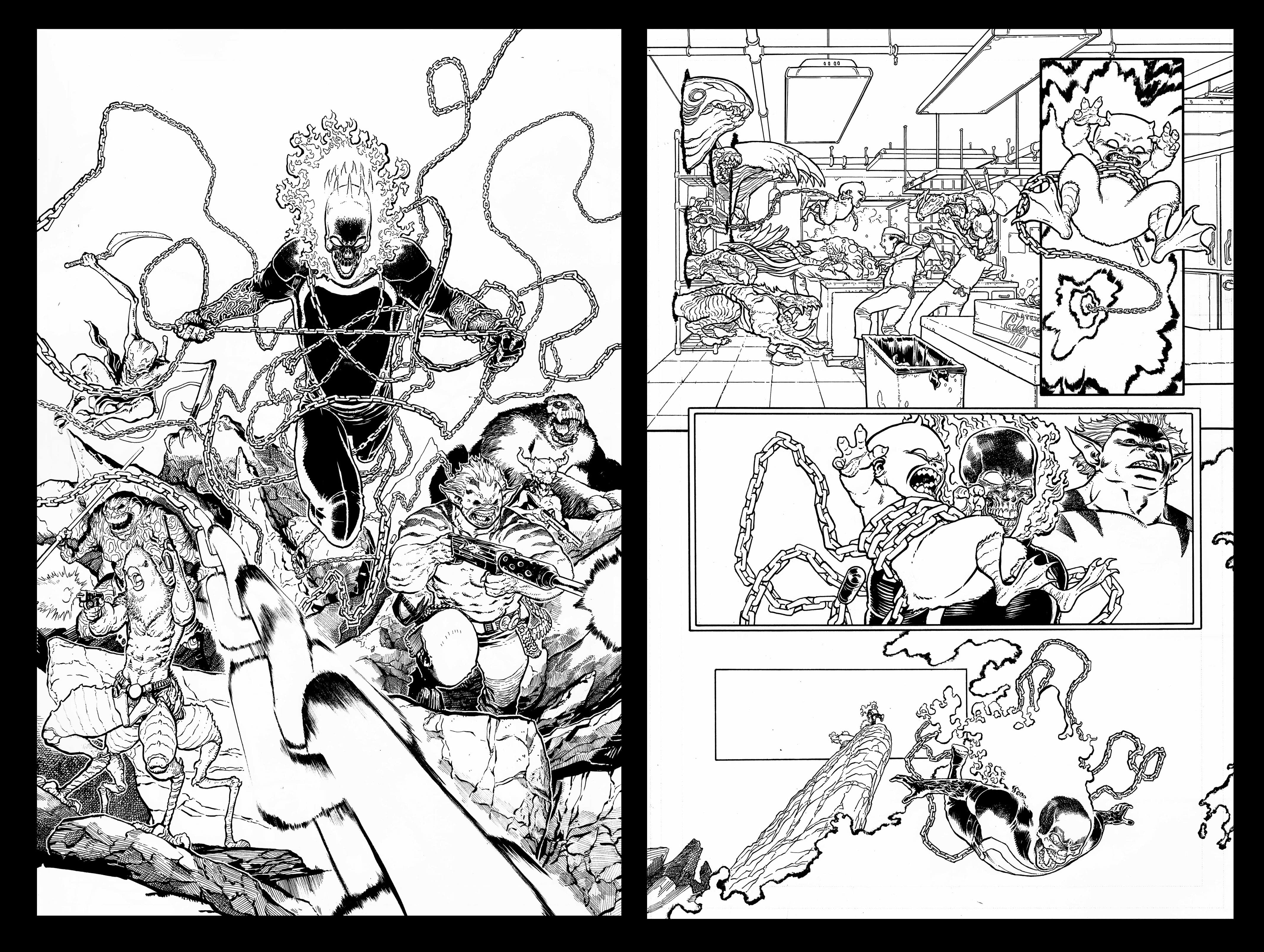 Ghost Rider process art