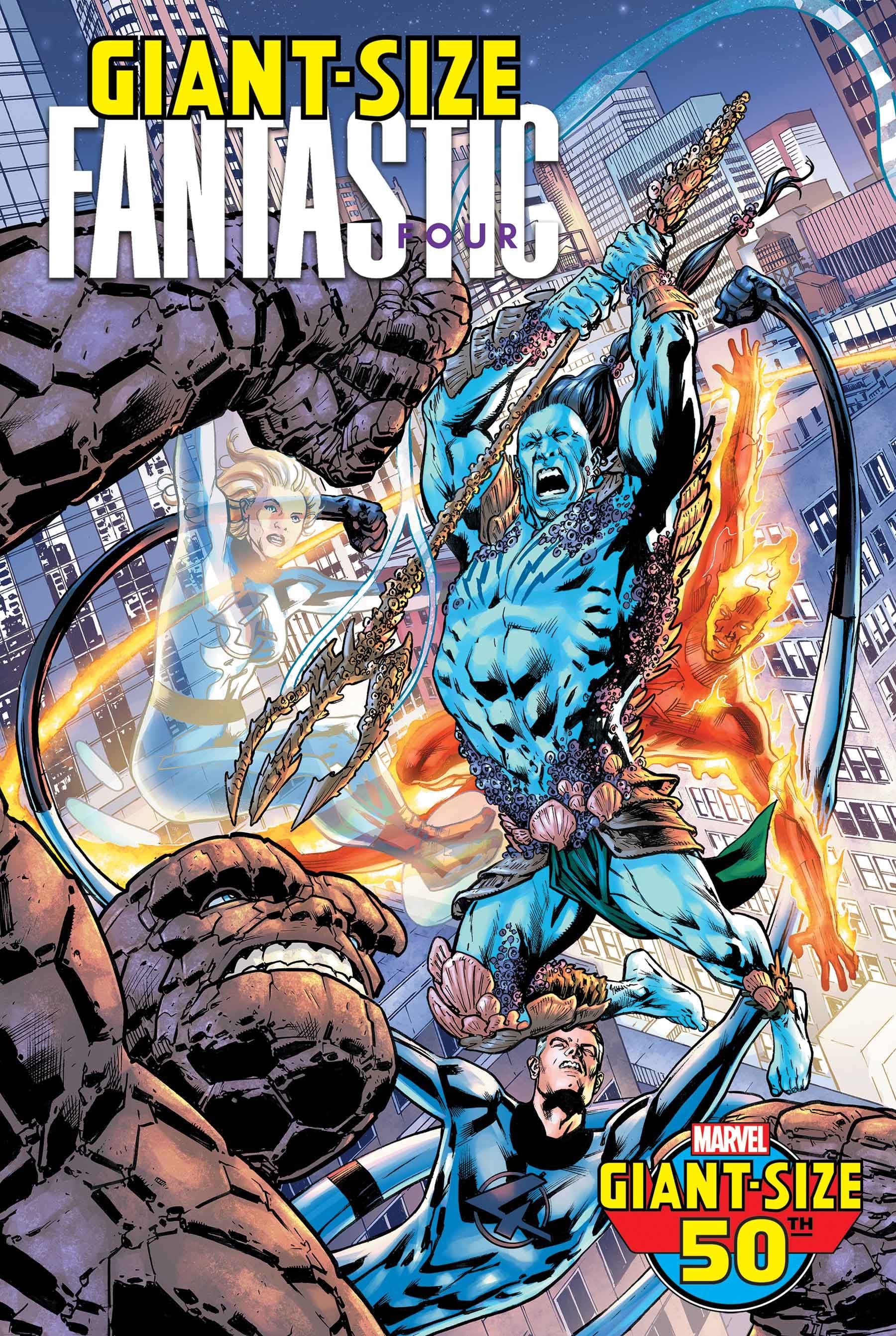 GIANT-SIZE FANTASTIC FOUR #1 cover by Bryan Hitch