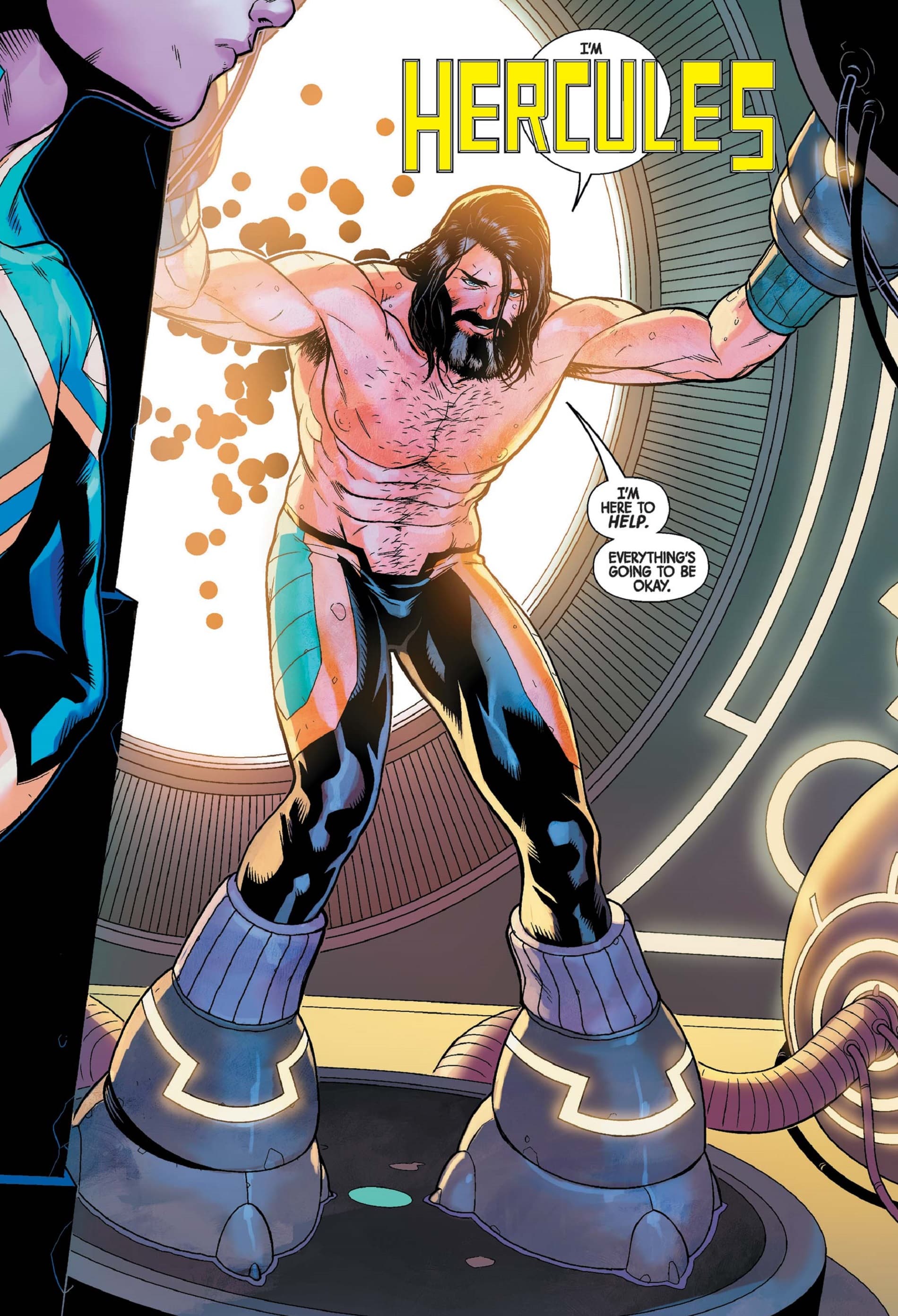 Hercules is imprisoned in GUARDIANS OF THE GALAXY (2020) #1.