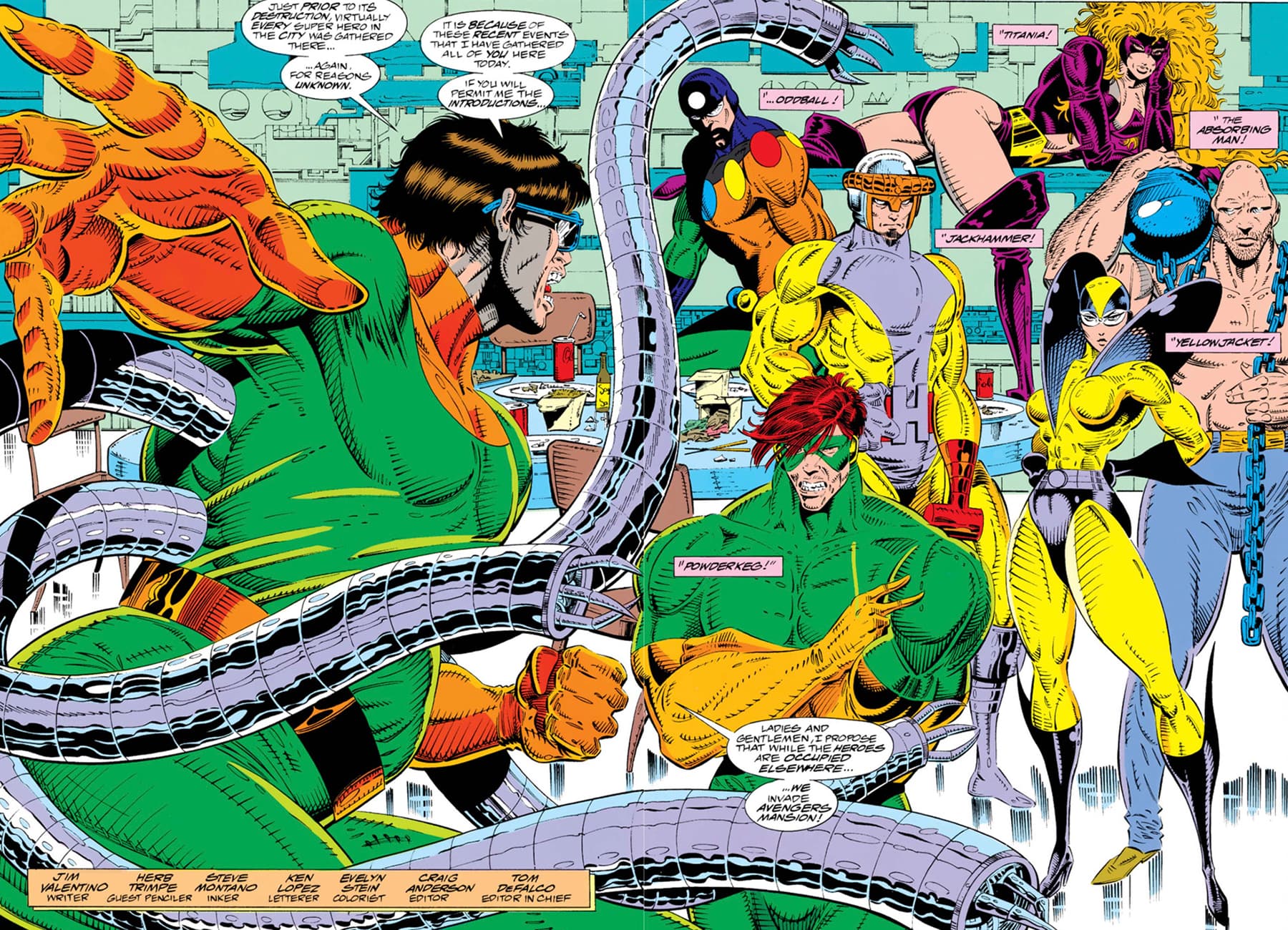 GUARDIANS OF THE GALAXY (1990) #28 by Jim Valentino, Herb Trimpe, and Steve Montano