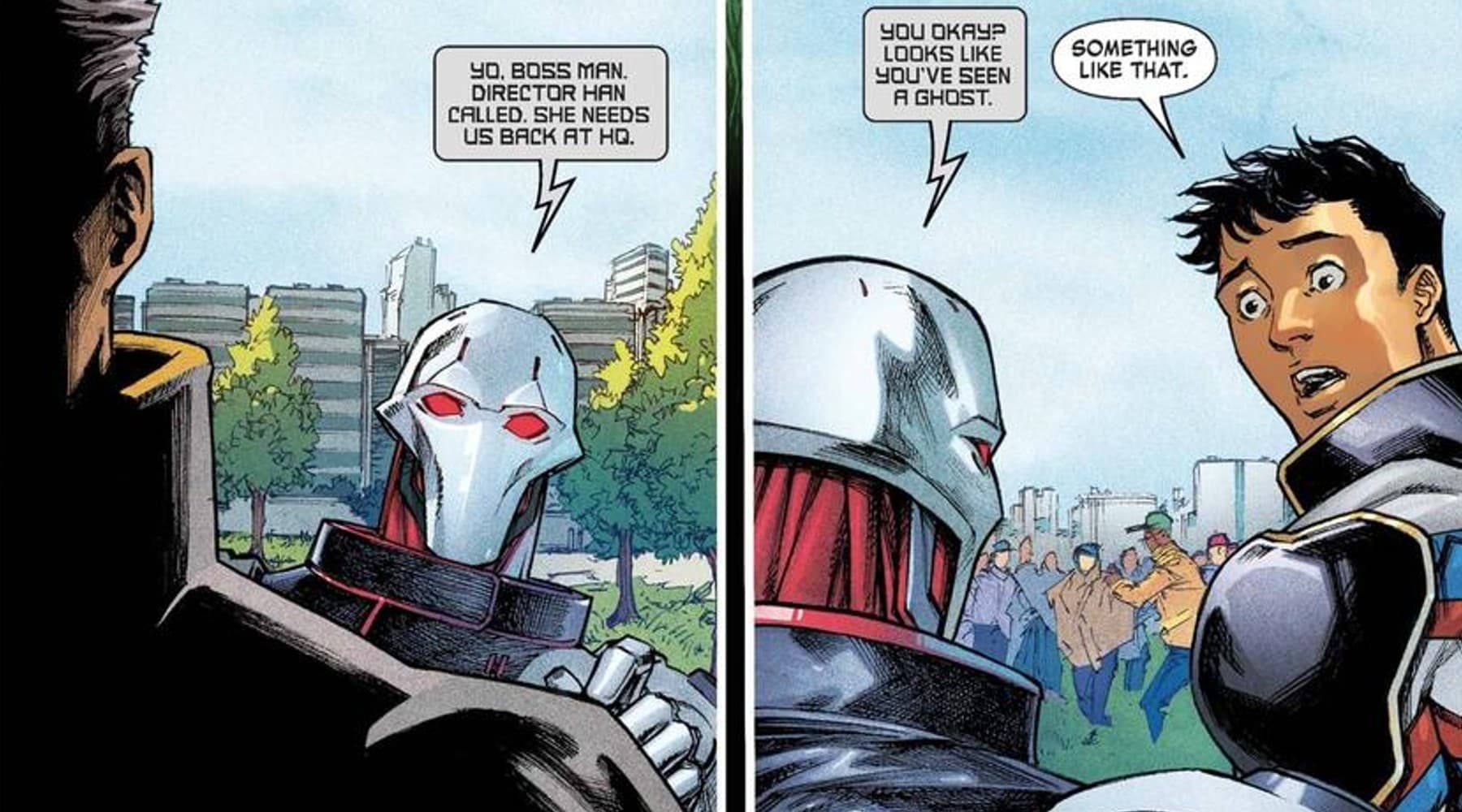 TIGER DIVISION (2022) #1 panel by Creees Lee