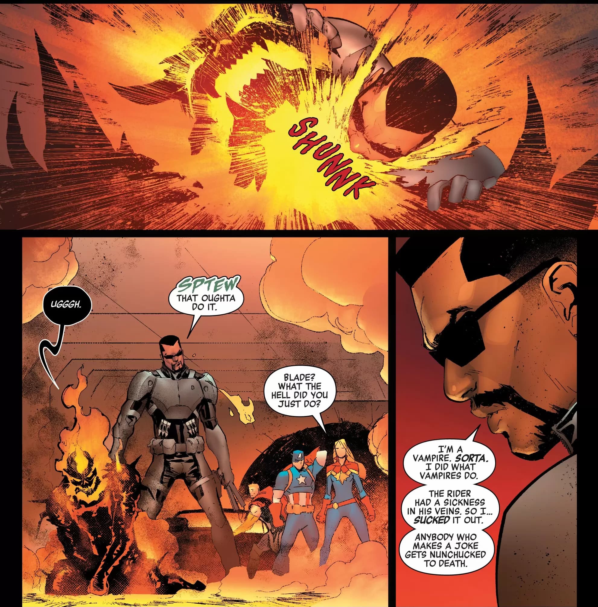 AVENGERS (2018) #16 artwork by David Marquez and Erick Arciniega