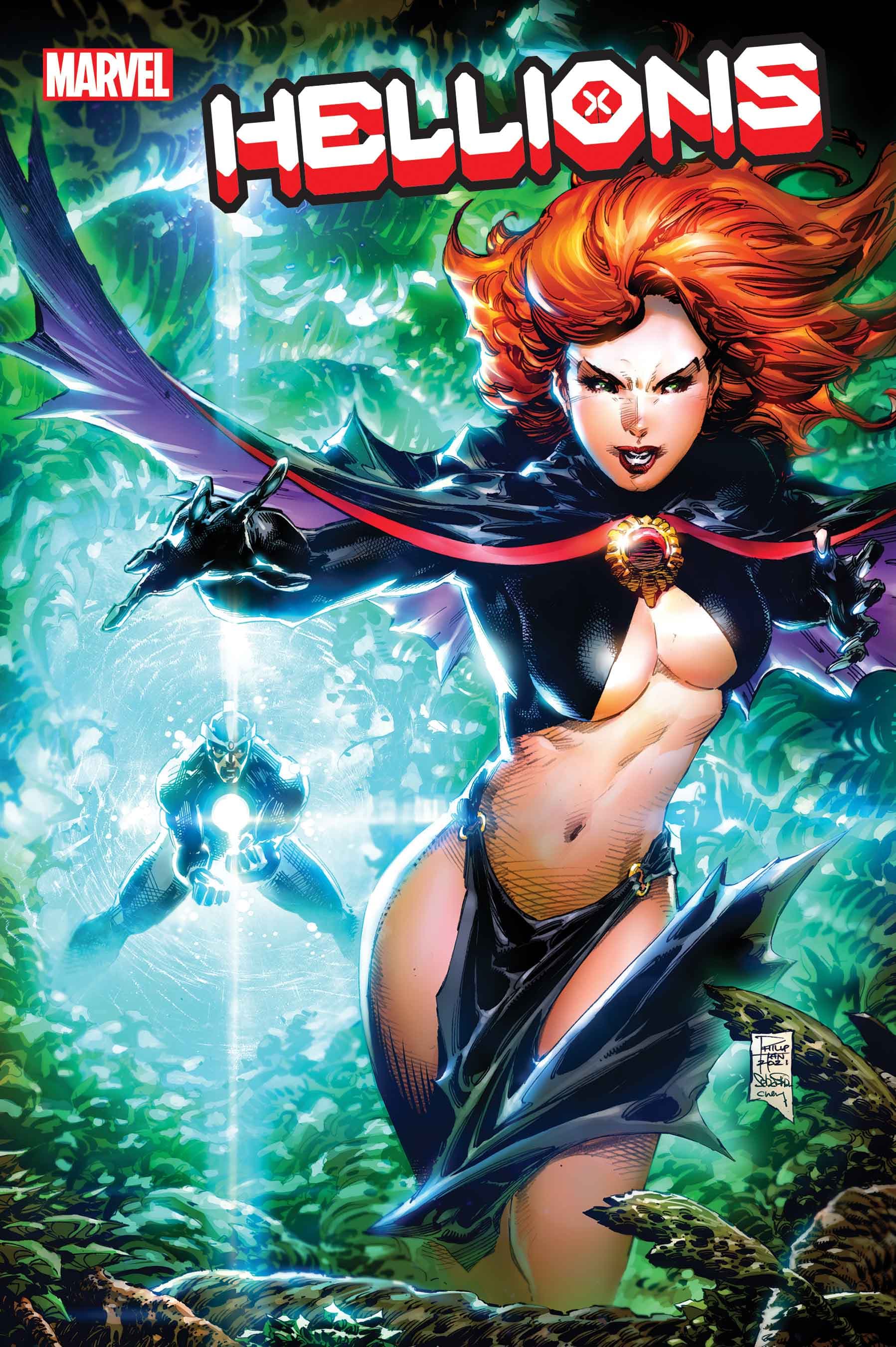 HELLIONS #18 variant cover by Philip Tan