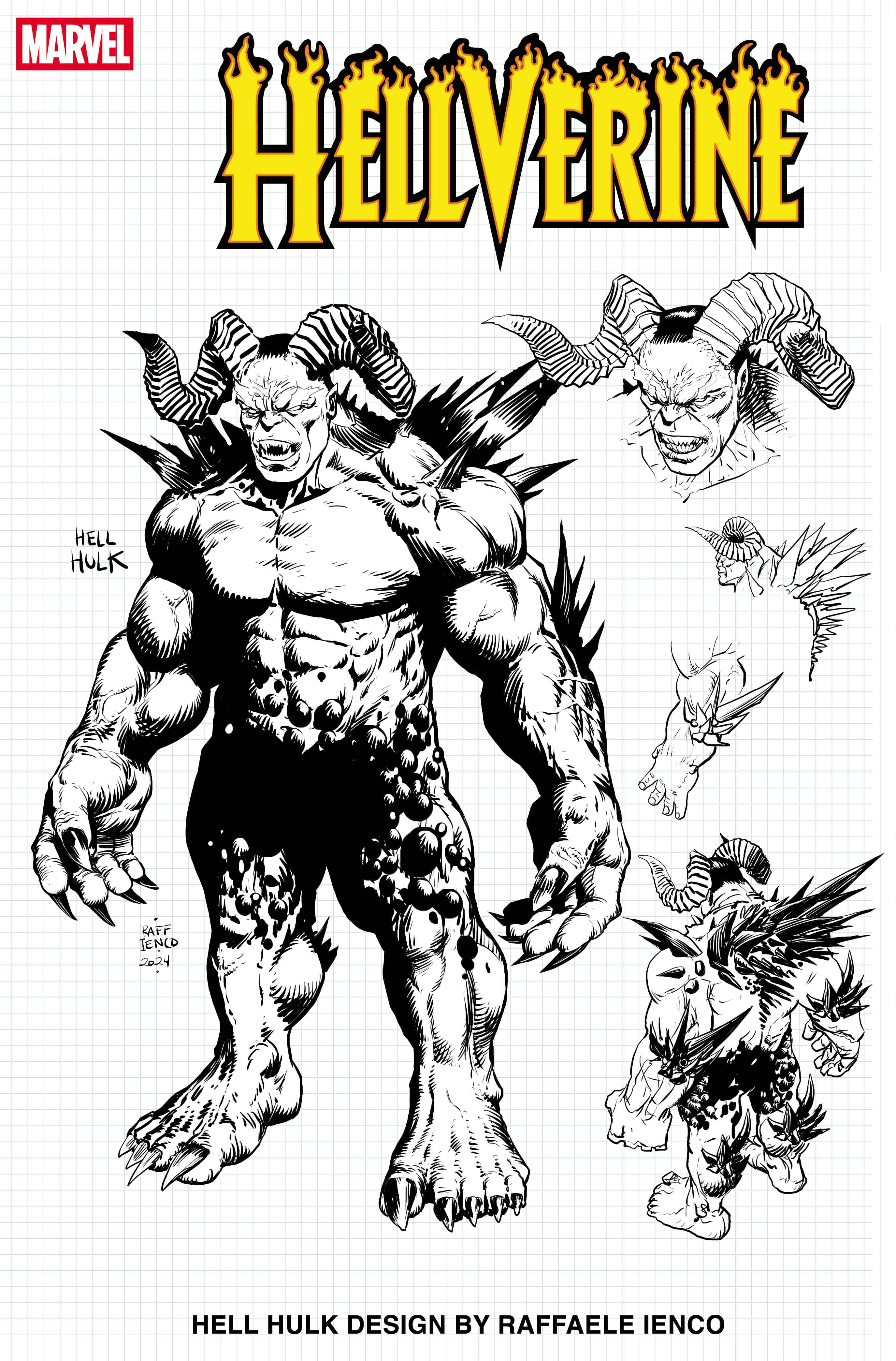 HELLVERINE #6 Design Variant Cover by RAFFAELE IENCO