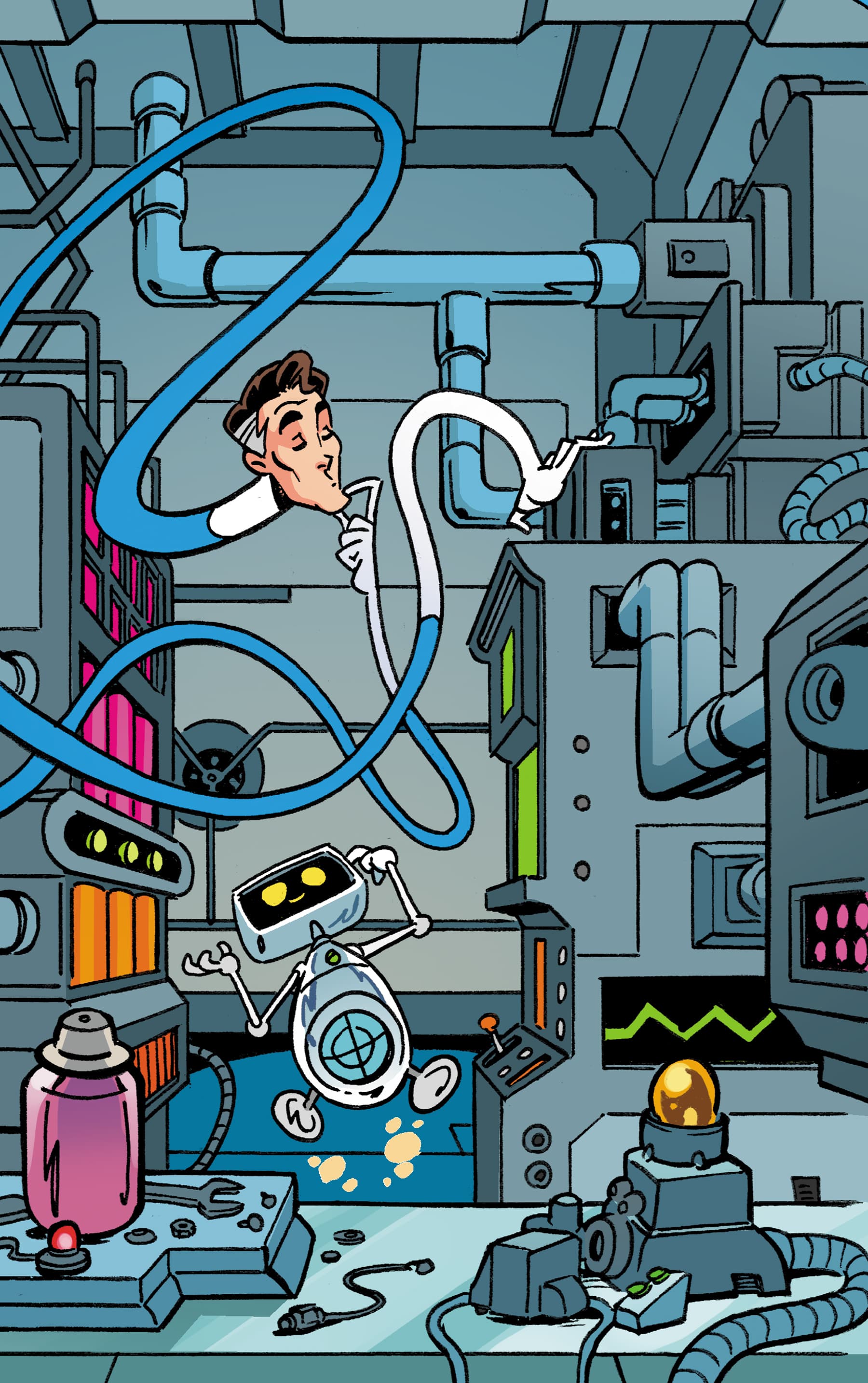 H.E.R.B.I.E. INFINITY COMIC (2025) #1 interior artwork by Nathan Stockman