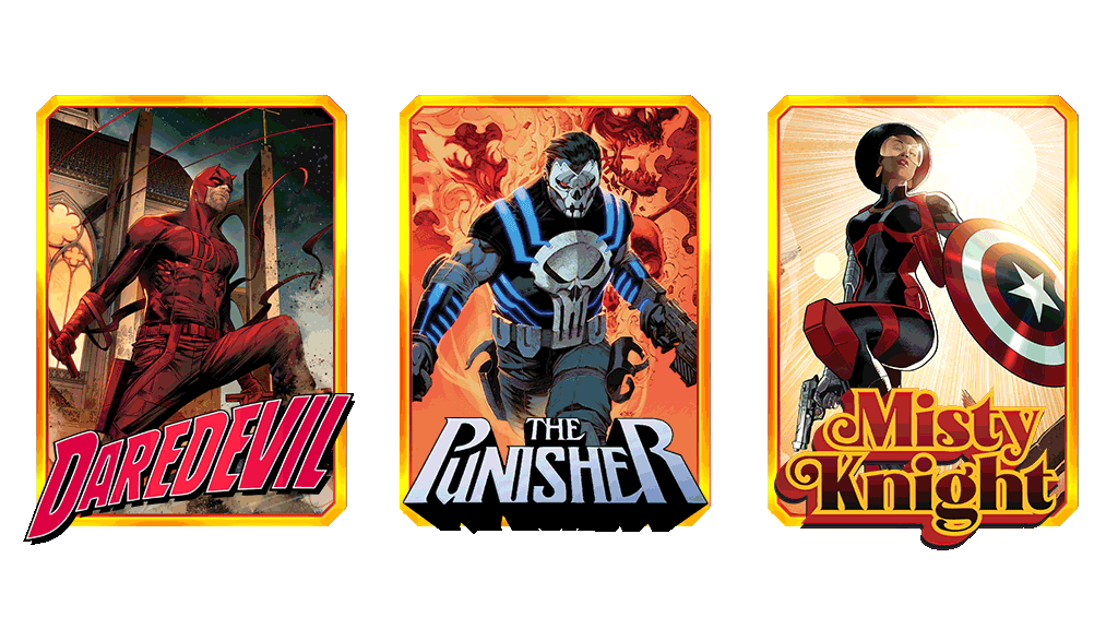 MARVEL SNAP Daredevil Punisher Misty Knight