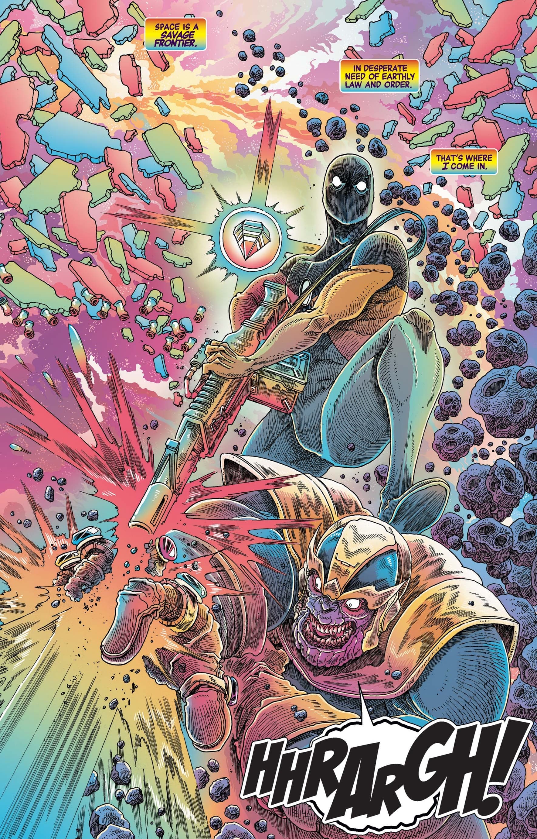 Doc Spectrum battles it out.