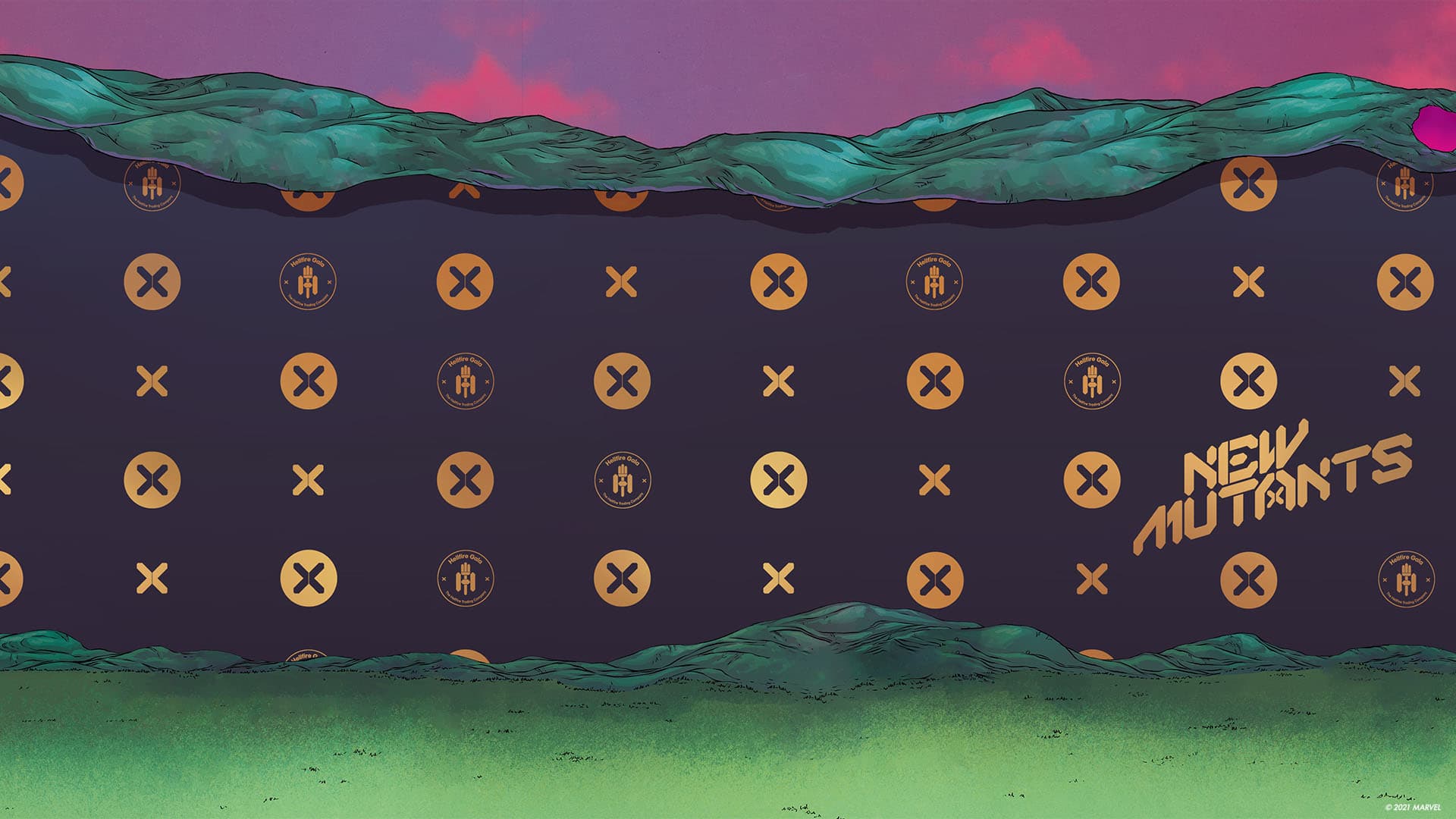 Hellfire Gala video call backgrounds