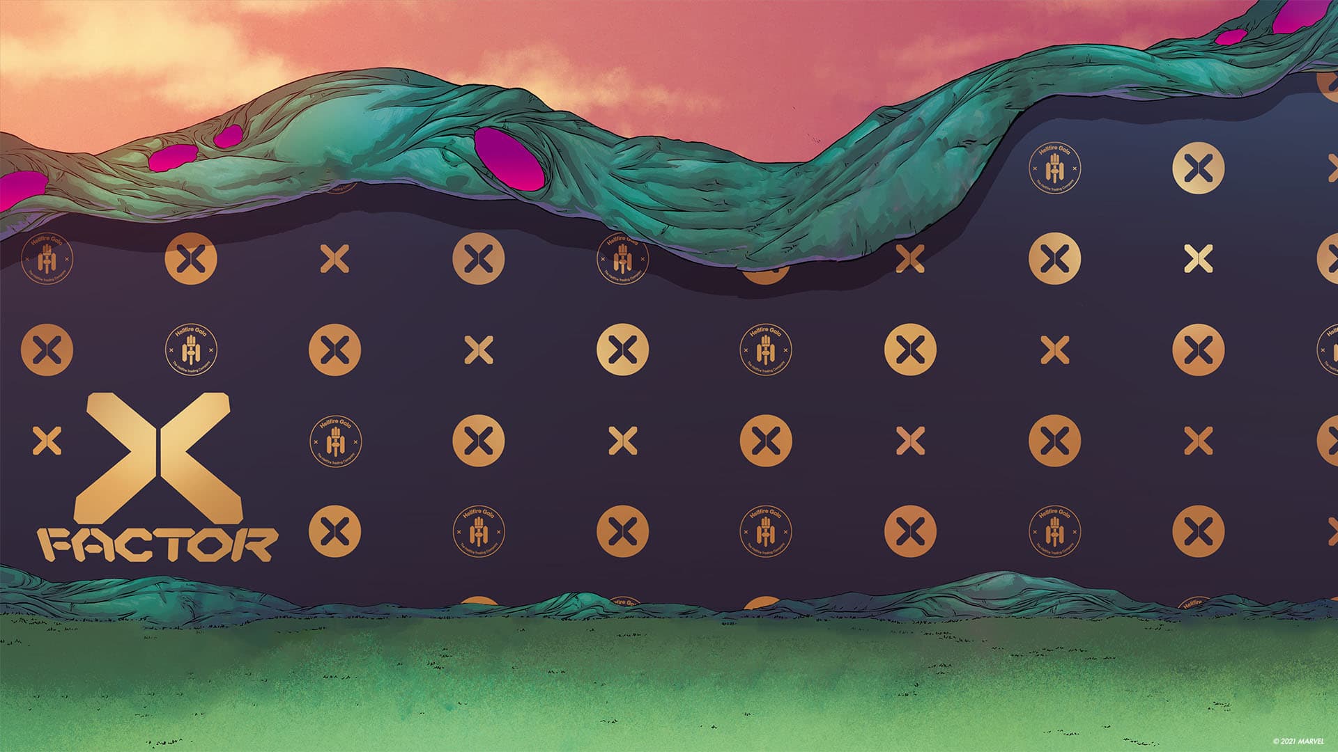 Hellfire Gala video call backgrounds