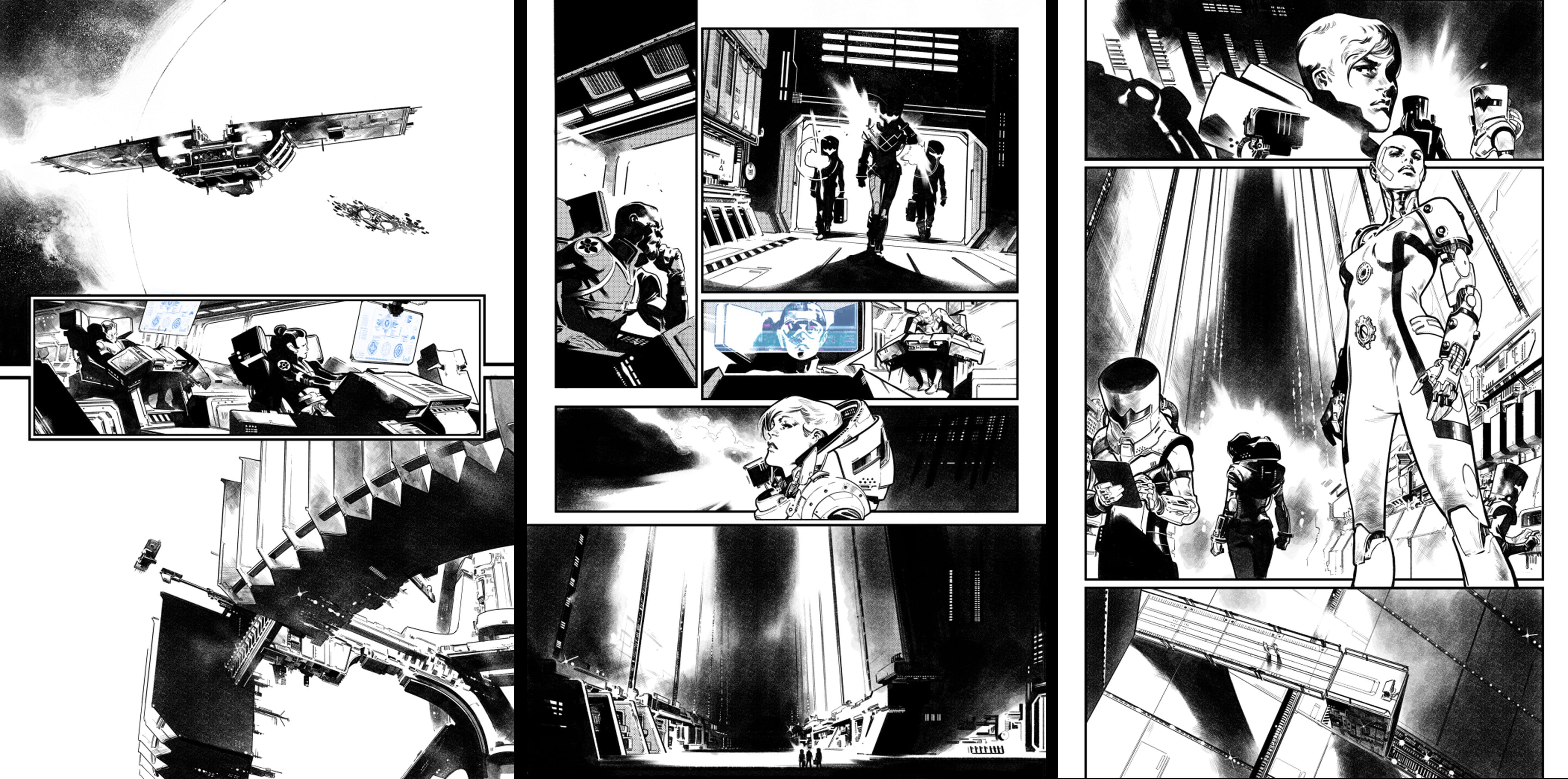 House of X 1 pages 13-15