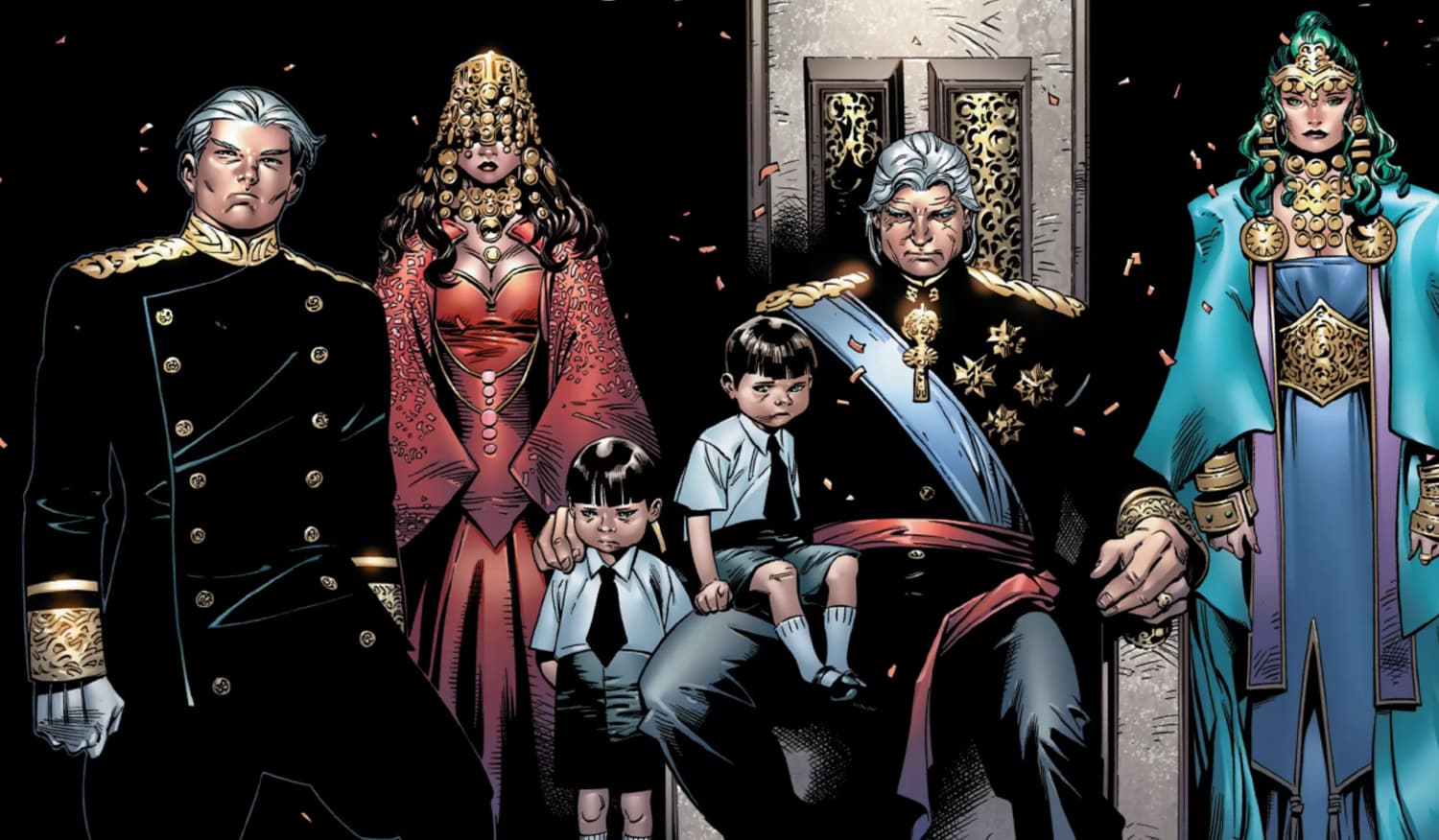 HOUSE OF M (2005) #6 panel by Olivier Coipel, Tim Townsend, Rick Magyar, Scott Hanna and Frank D'Armata