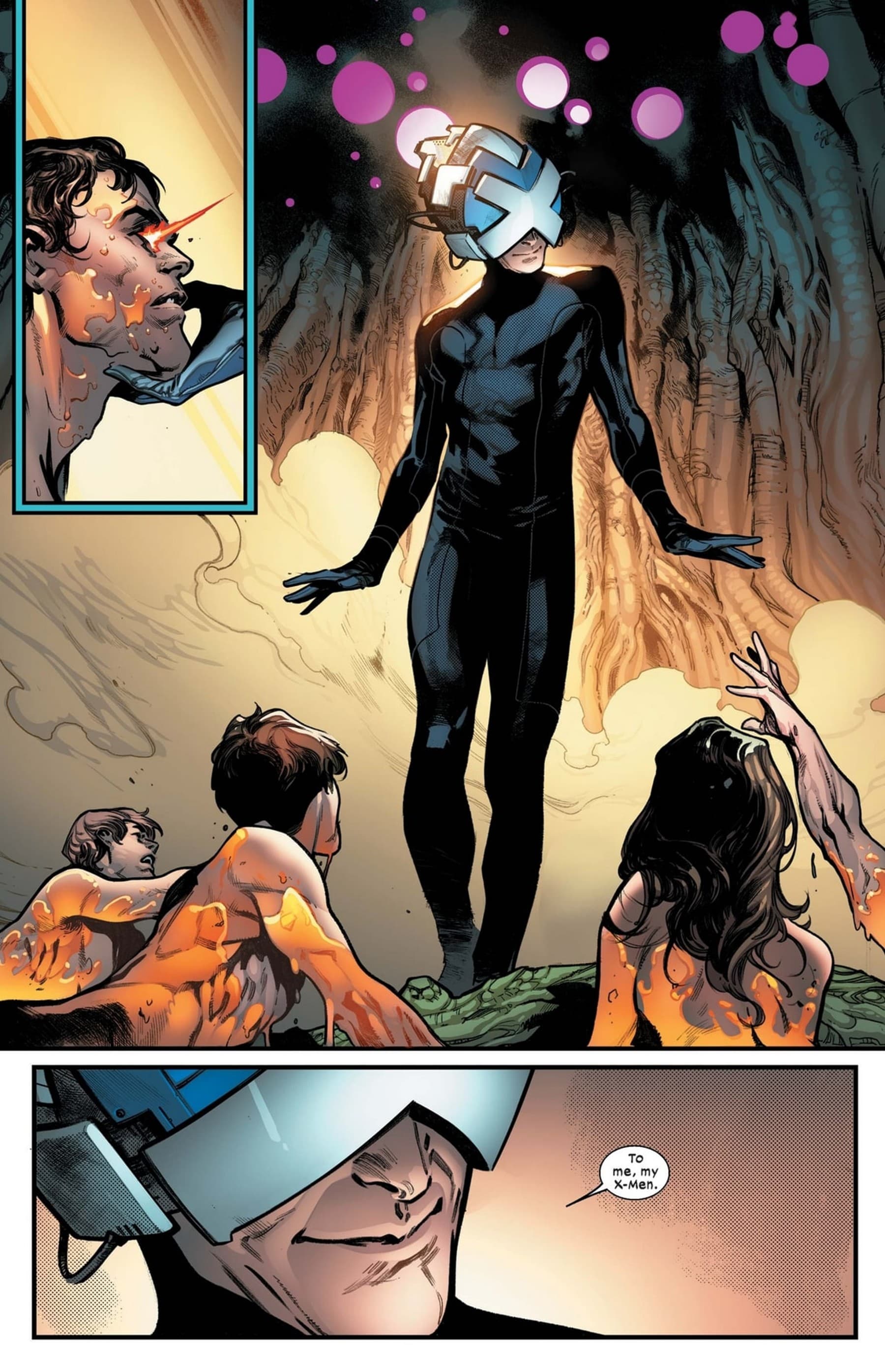 HOUSE OF X (2019) # 1 page by Jonathan Hickman and Pepe Larraz