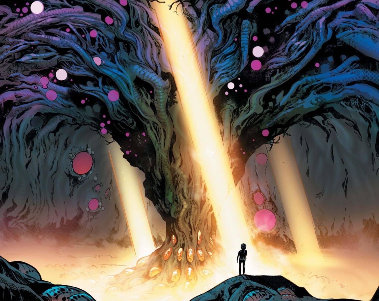 HOUSE OF X (2019) #1 artwork by Pepe Larraz and Marte Gracia