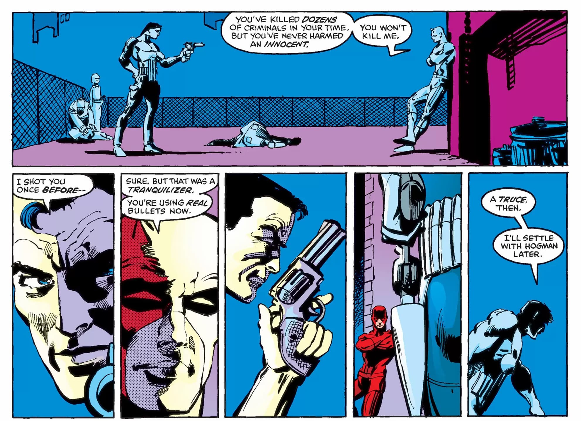 DAREDEVIL (1964) #184 artwork by Frank Miller and Klaus Janson