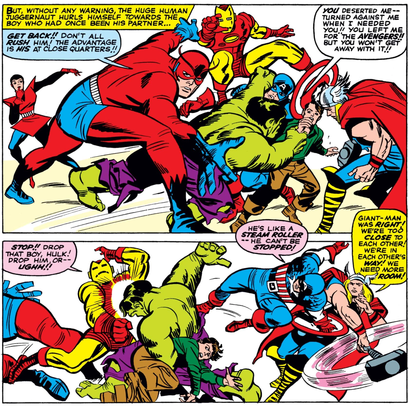 Hulk Avengers Fight Fantastic Four 26