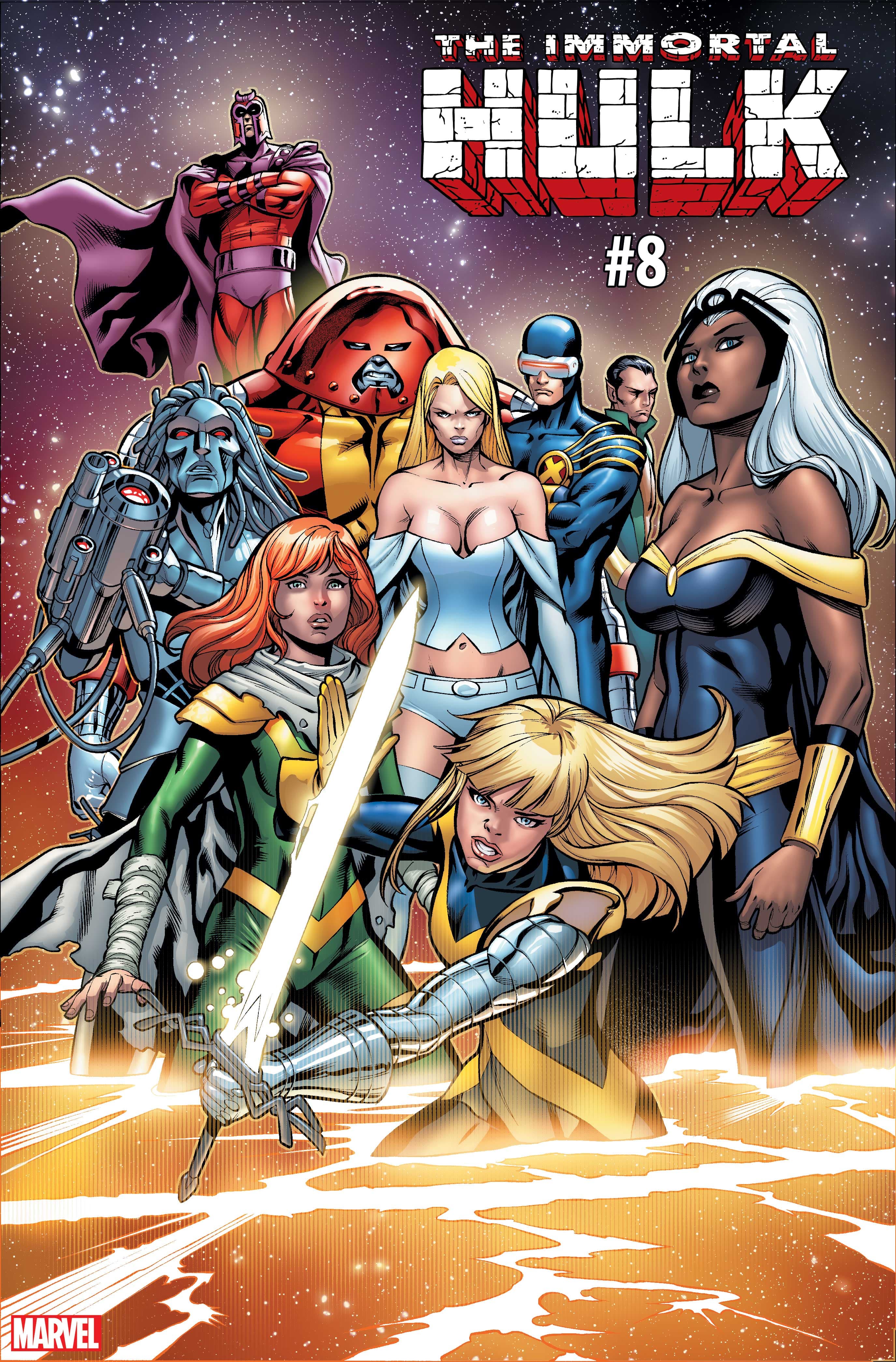 IMMORTAL HULK #8 / UNCANNY X-MEN VARIANT COVER by Carlos Pacheco