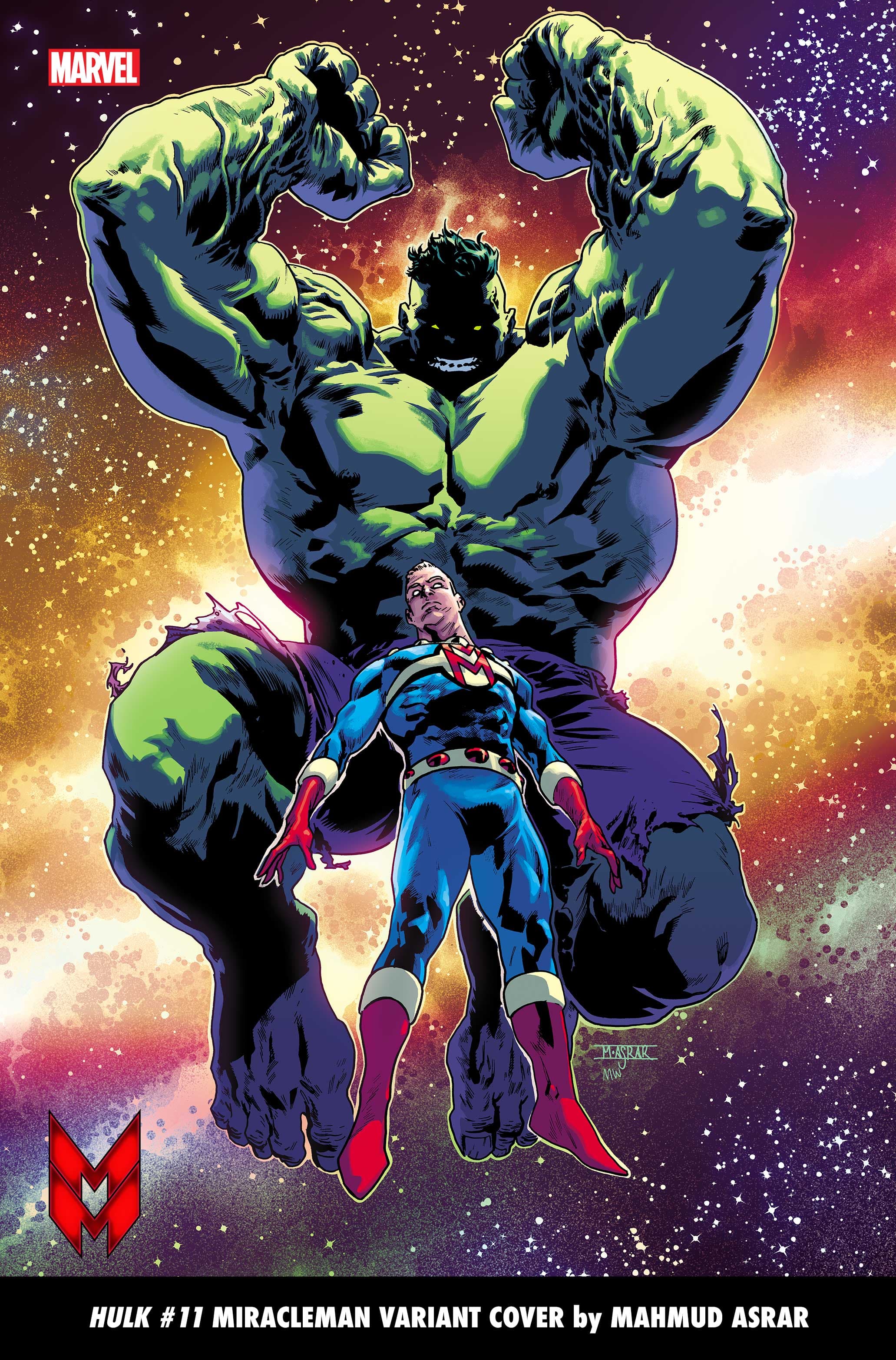HULK #11 MIRACLEMAN VARIANT COVER by MAHMUD ASRAR, On Sale in October