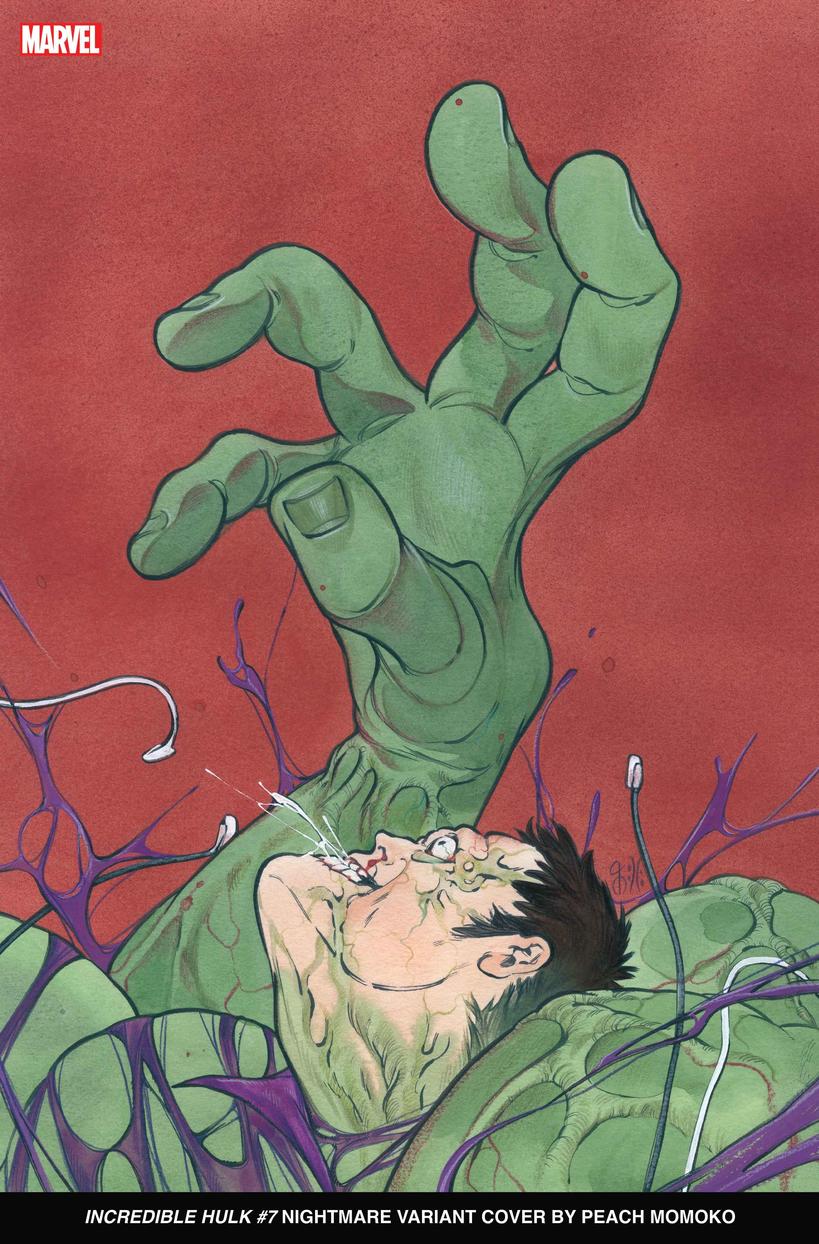 INCREDIBLE HULK #7 Nightmare Variant Cover by Peach Momoko