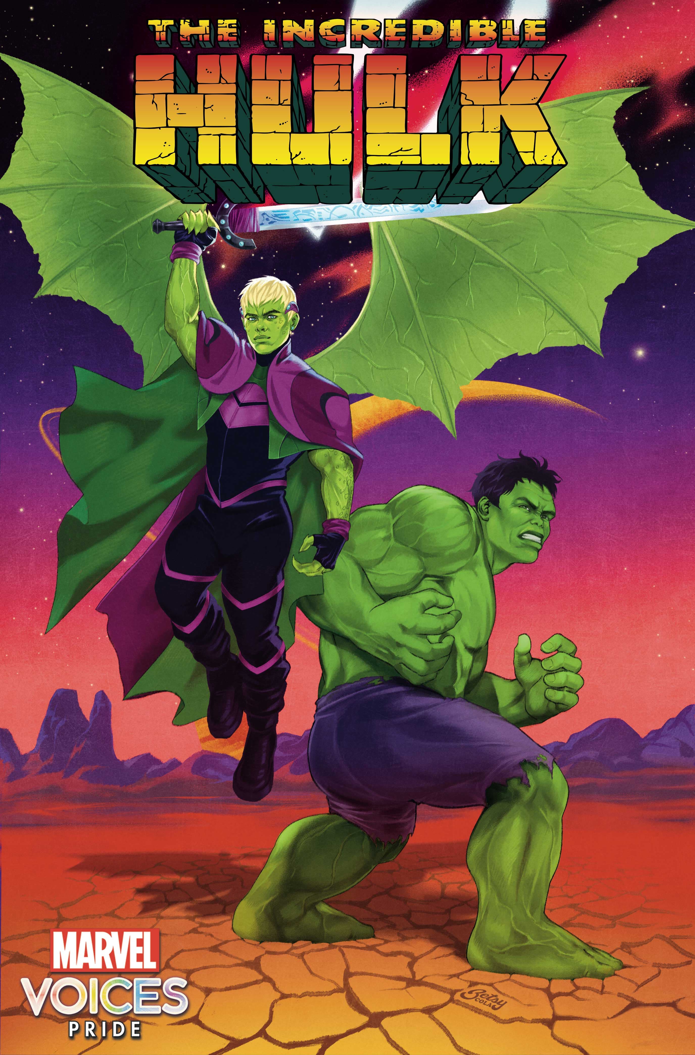 INCREDIBLE HULK #13 PRIDE ALLIES VARIANT COVER BY BETSY COLA 
