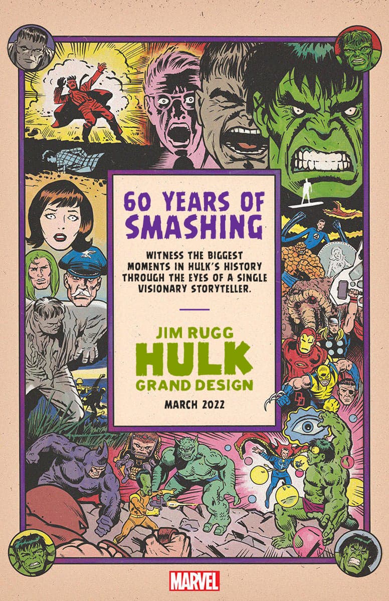 Jim Rugg’s HULK: GRAND DESIGN begins on March 30