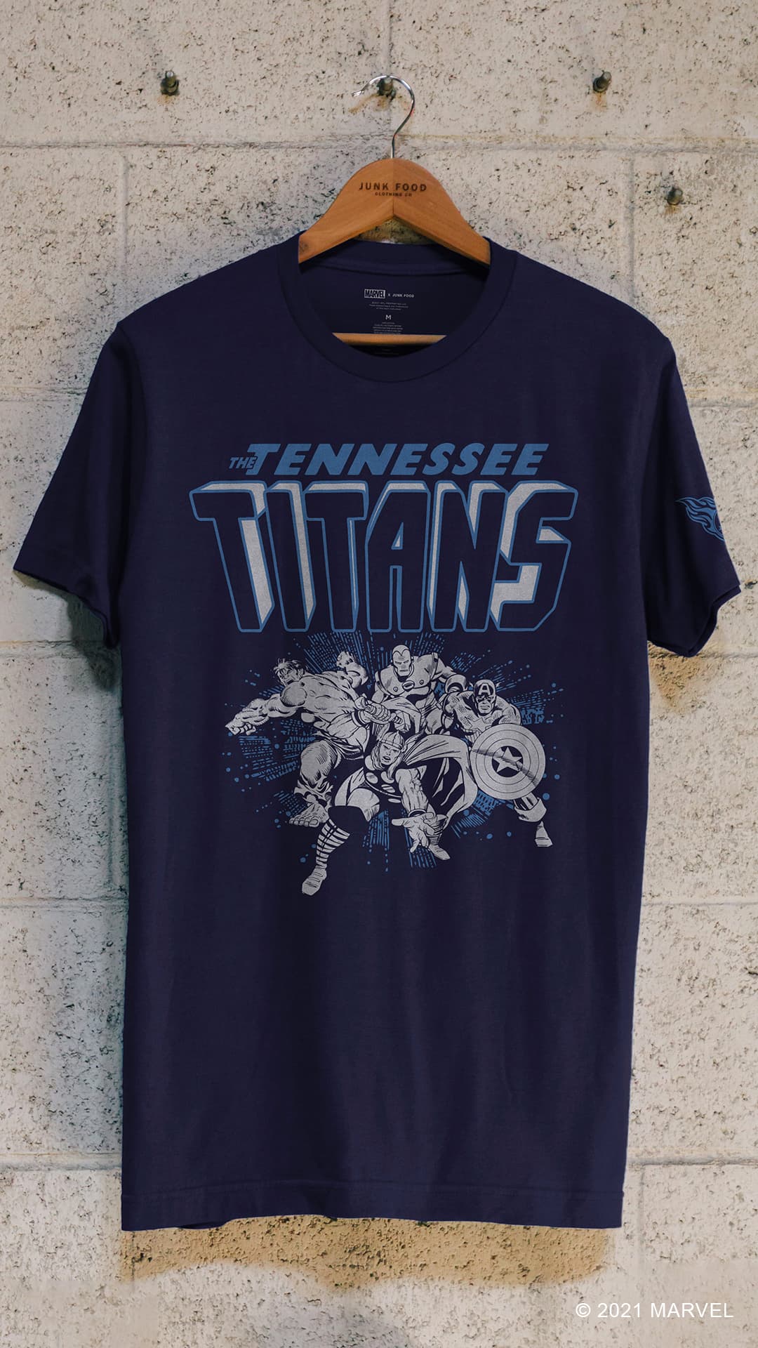 Junk Food clothing x NFL - Tennessee Titans - classic Team Logo