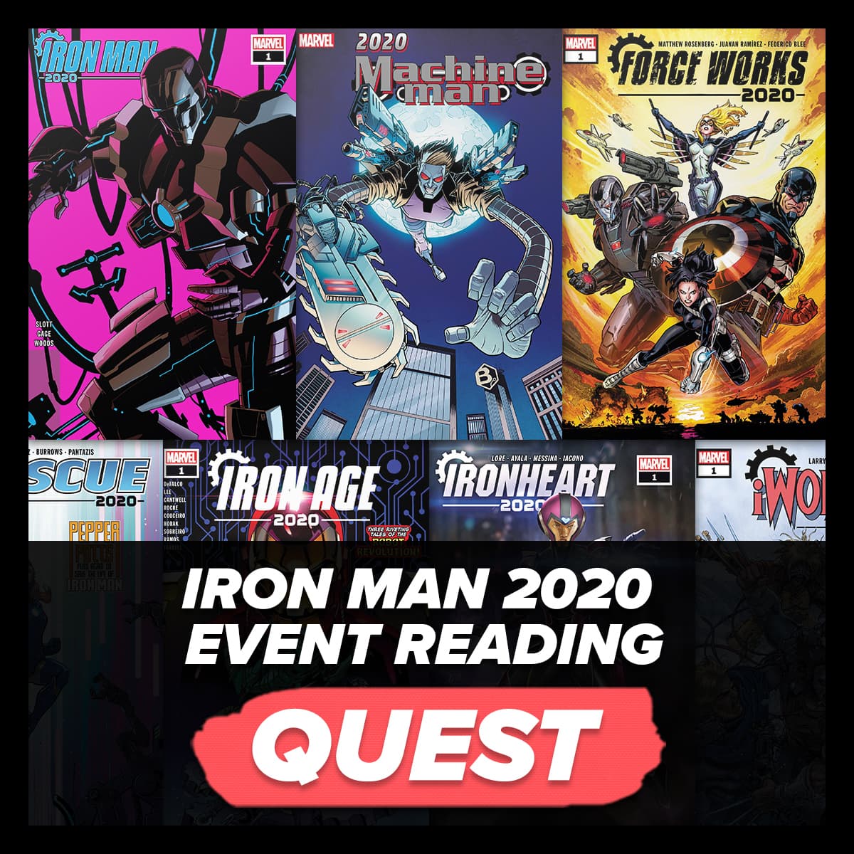Marvel Insider Iron Man 2020 Reading Quest Read all 7 Iron Man 2020 issues on Marvel Unlimited