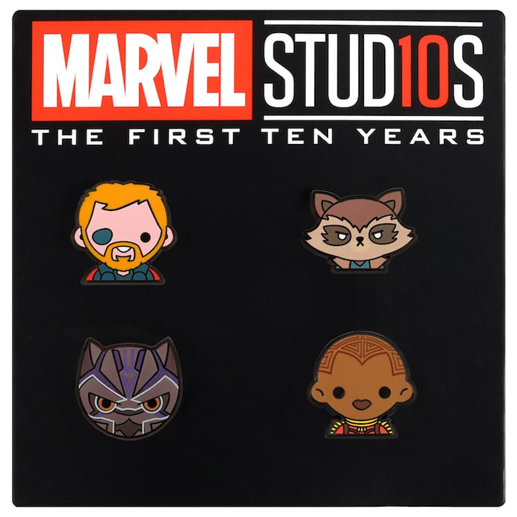 Marvel Studios&#39; 10th Anniversary Pin Set by 100% Soft