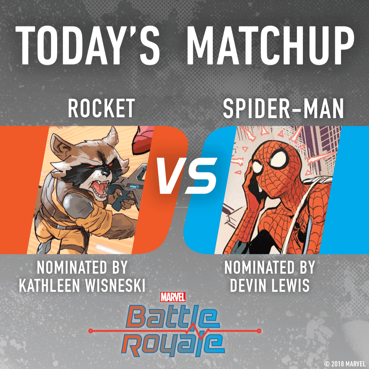 Rocket vs. Spider-Man