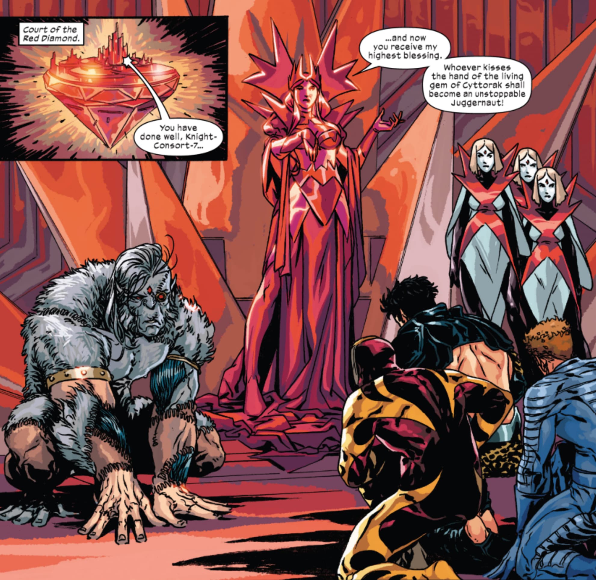 IMMORAL X-MEN (2023) #3 artwork by Alessandro Vitti and Rain Beredo