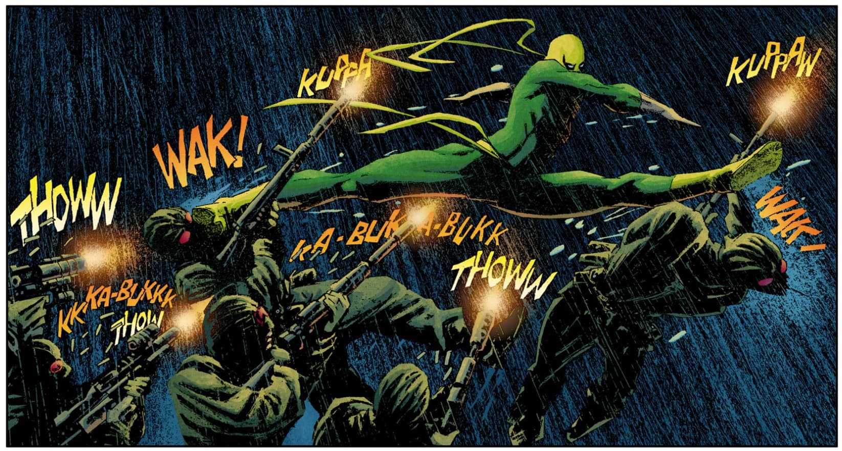 Immortal Iron Fist panel