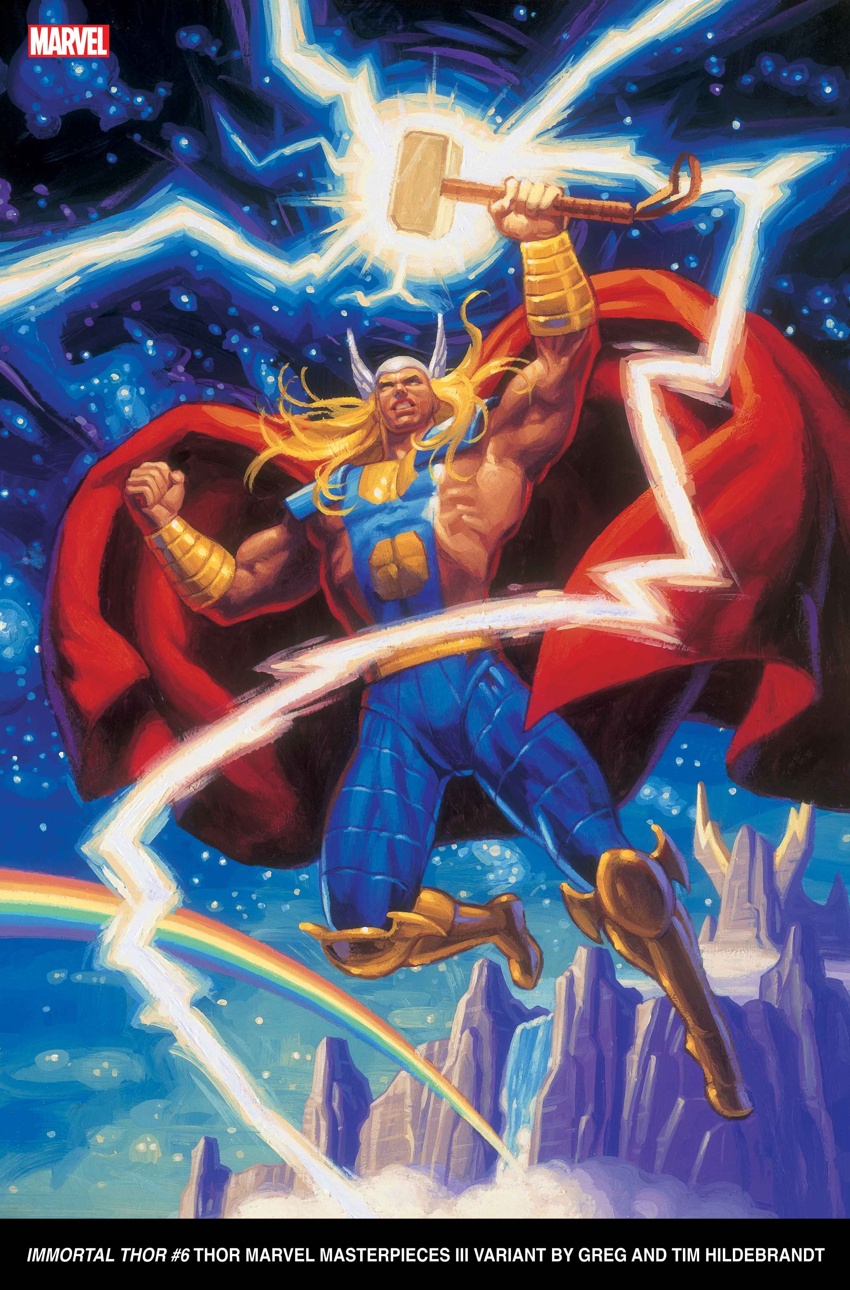 IMMORTAL THOR #6 Thor Marvel Masterpieces III Variant Cover by Greg & Tim Hildebrandt