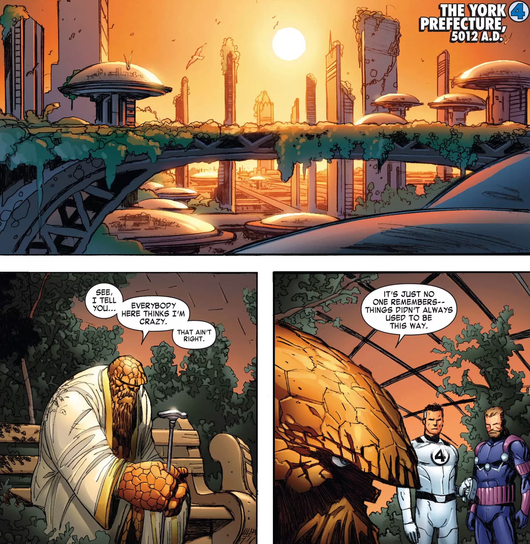 FANTASTIC FOUR (1998) #605 by Jonathan Hickman and Ron Garney