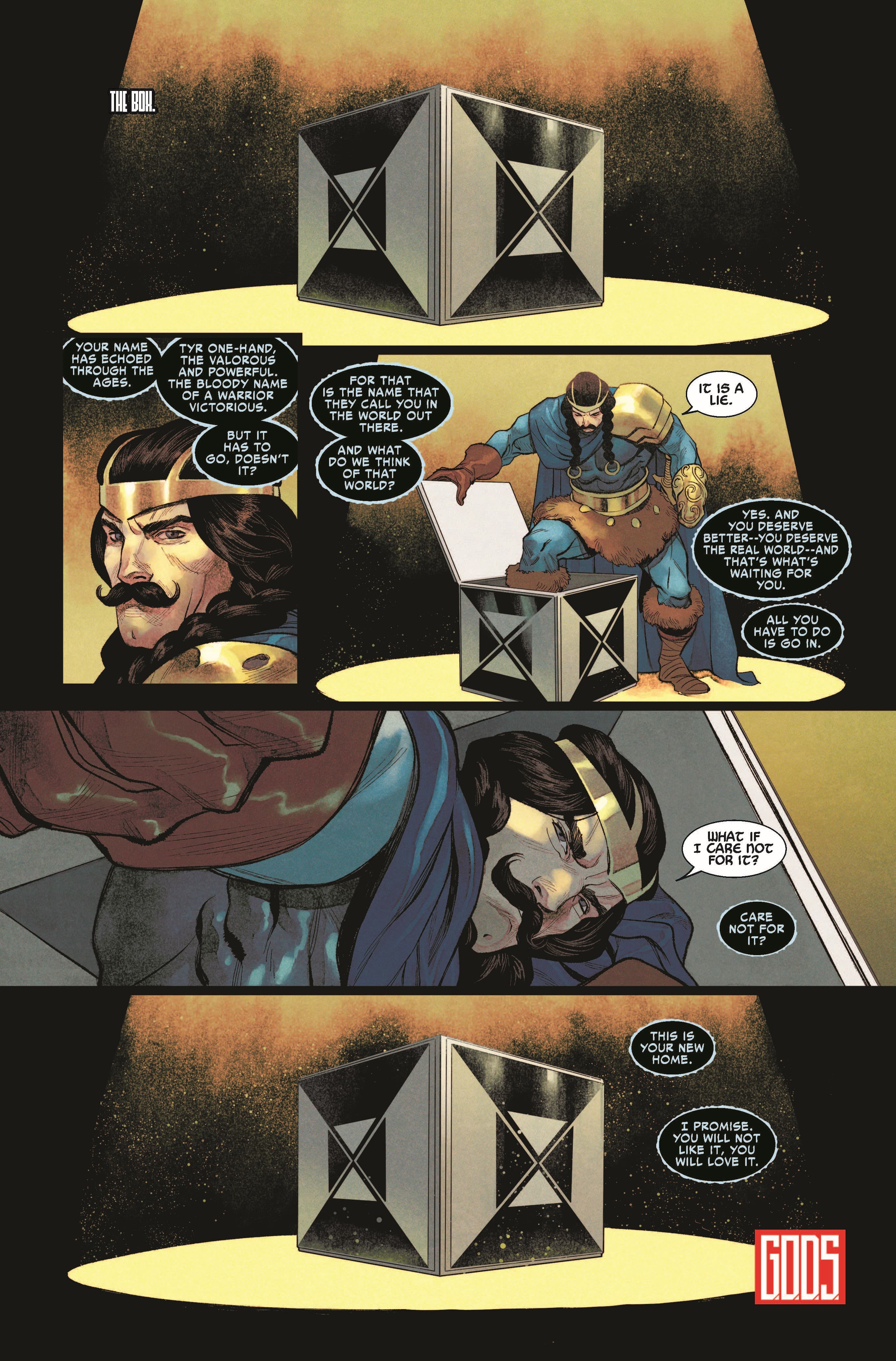 IMMORTAL THOR (2023) #1: G.O.D.S. Bonus Page by Jonathan Hickman and Martin Coccolo