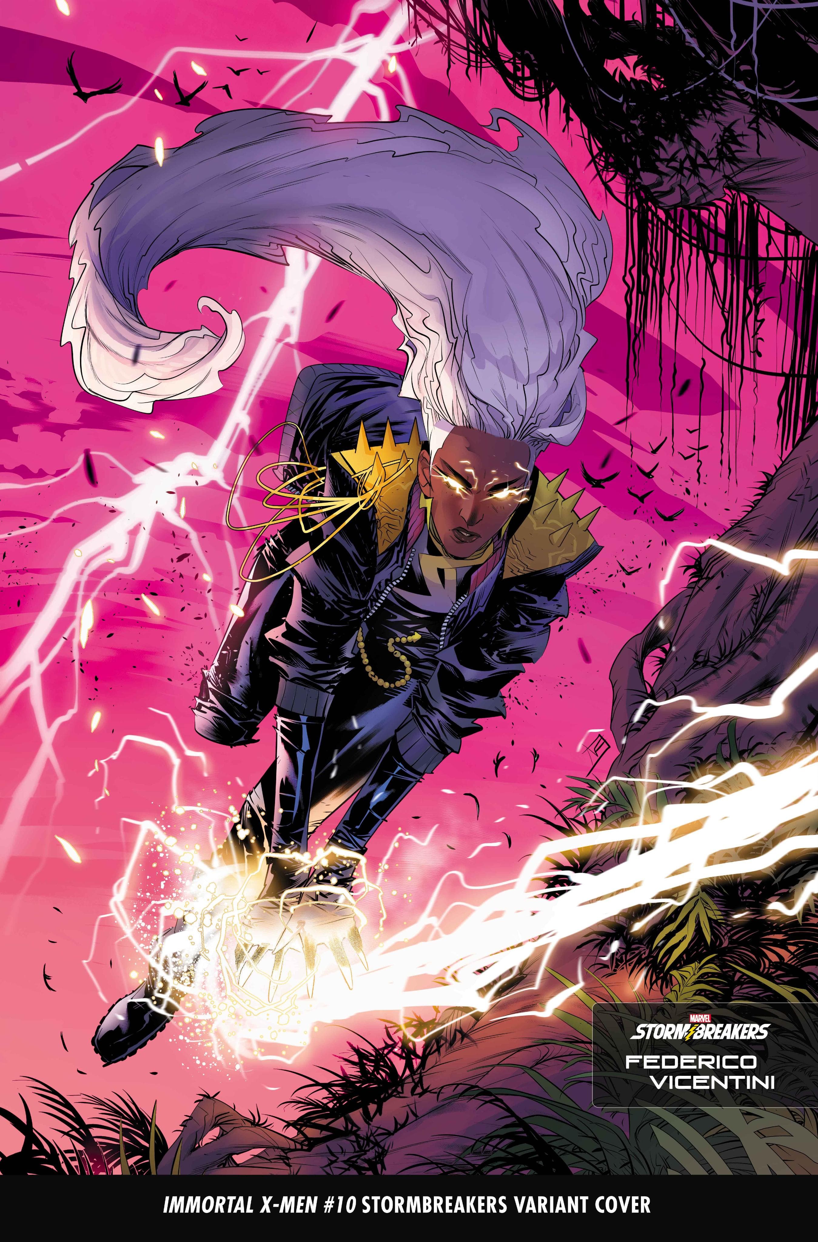 IMMORTAL X-MEN #10 STORMBREAKERS VARIANT COVER by FEDERICO VICENTINI