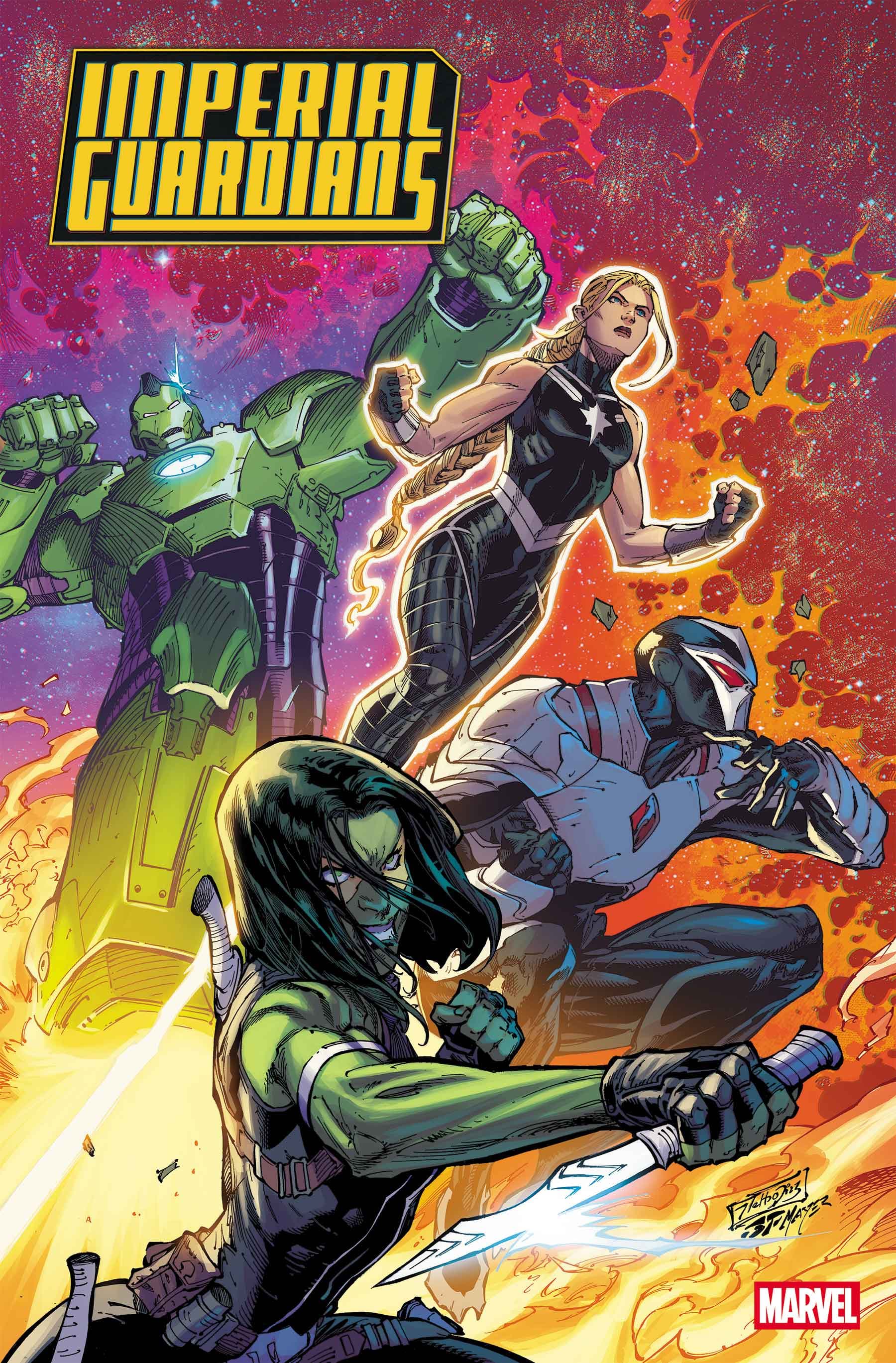 IMPERIAL GUARDIANS #1 Variant Cover by NETHO DIAZ