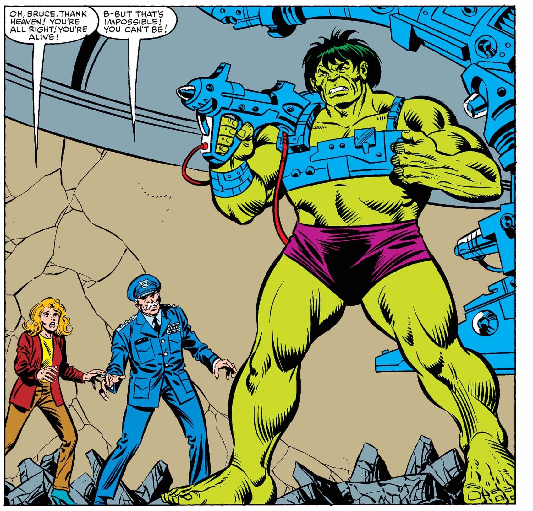 Blue harness with gun mount - INCREDIBLE HULK (1962) #289