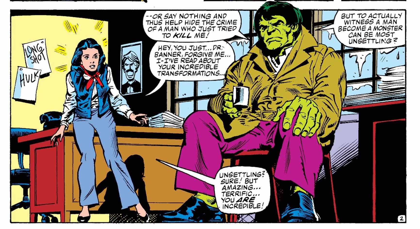 Trench coat - INCREDIBLE HULK (1962) #291