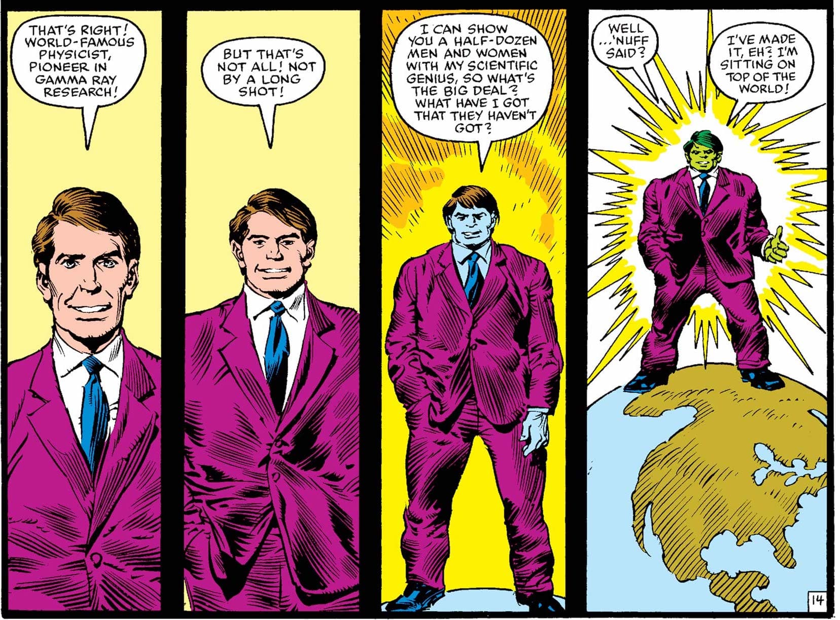 Purple suit - INCREDIBLE HULK (1962) #297