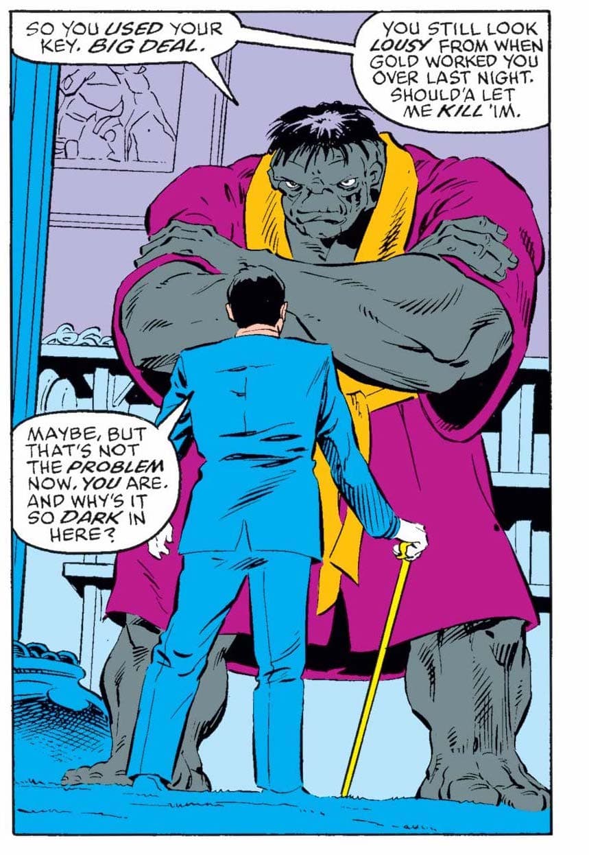 Giant purple bathrobe - INCREDIBLE HULK (1962) #348