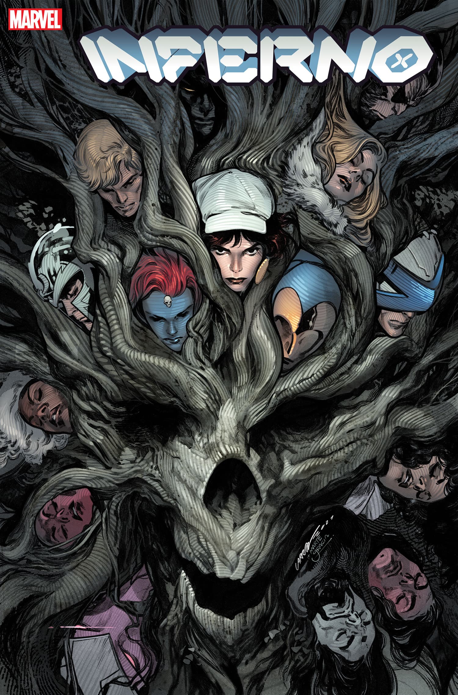 Inferno #4 Variant Cover by PEPE LARRAZ