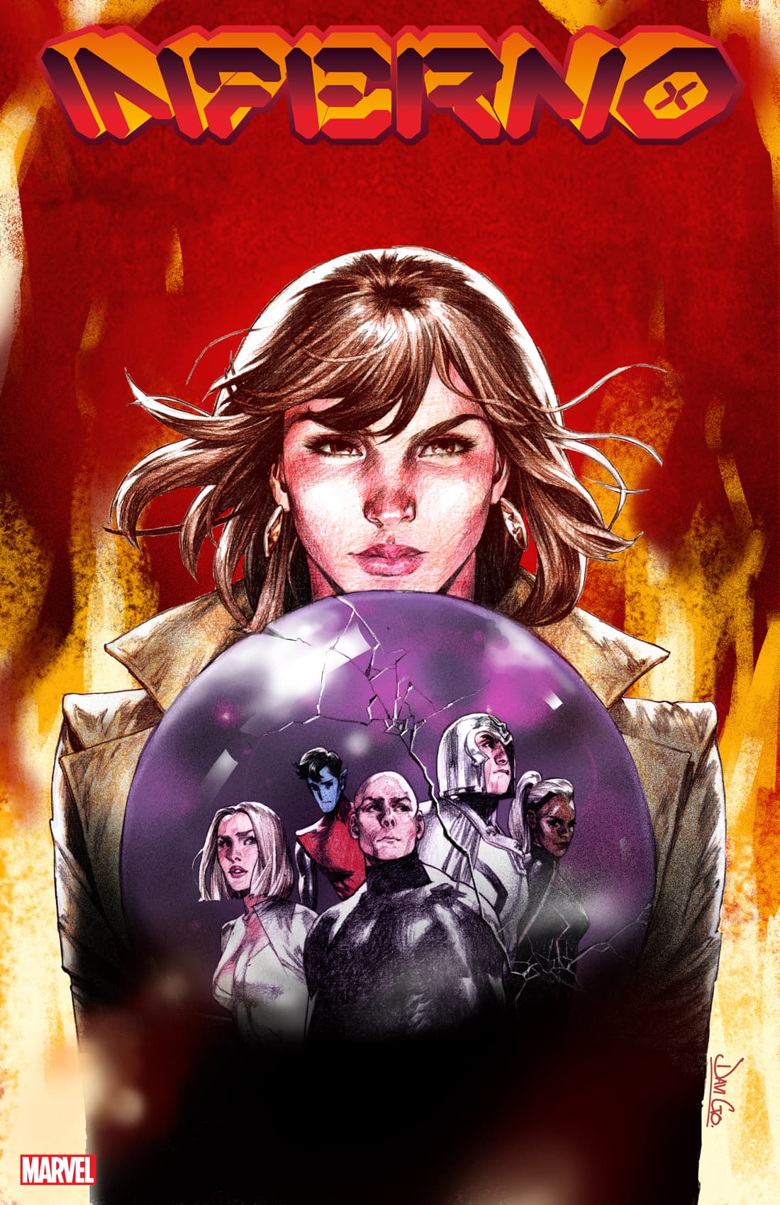 Inferno #4 Variant Cover by DAVI GO