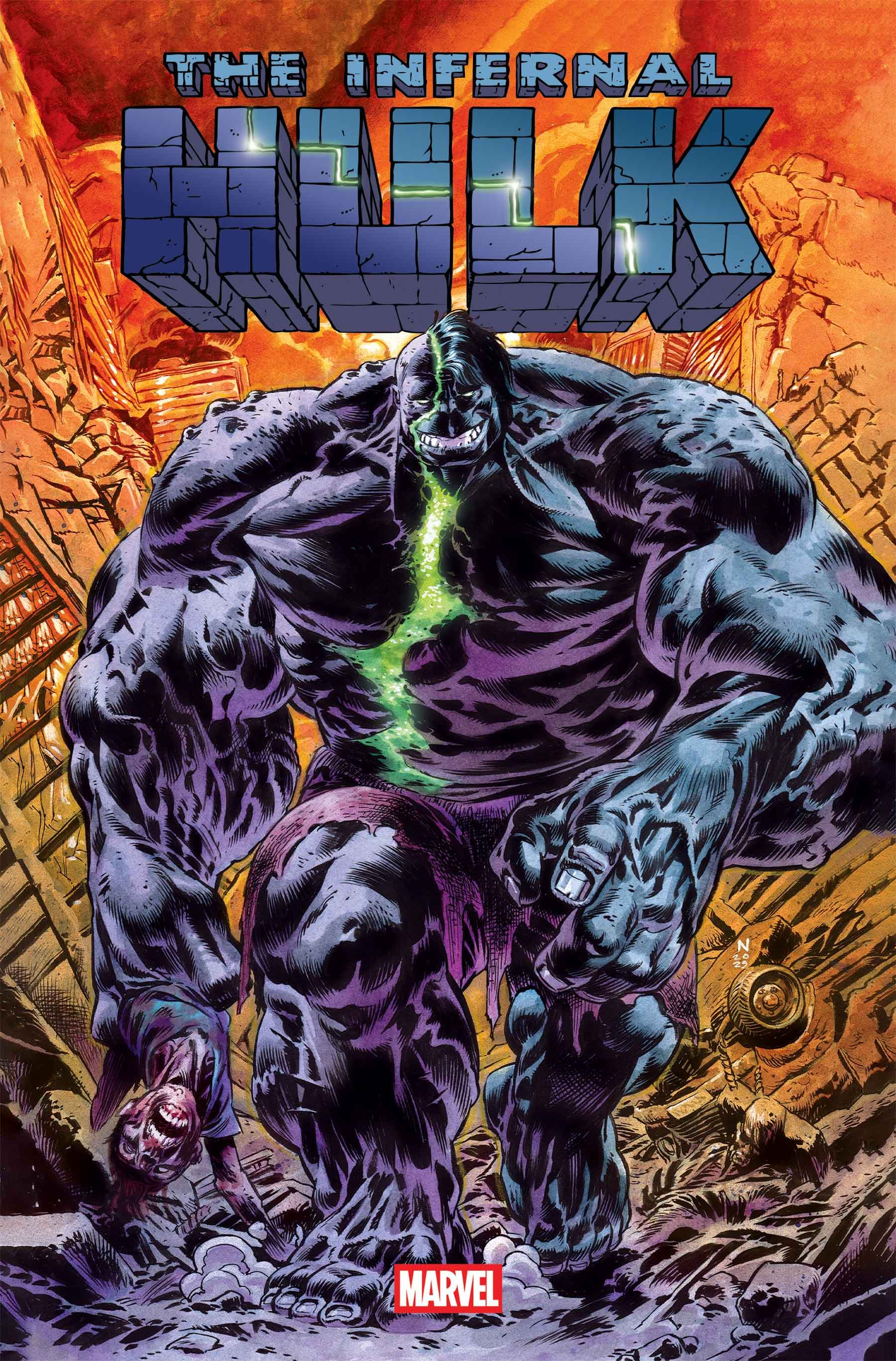 INFERNAL HULK #1 Cover by NIC KLEIN
