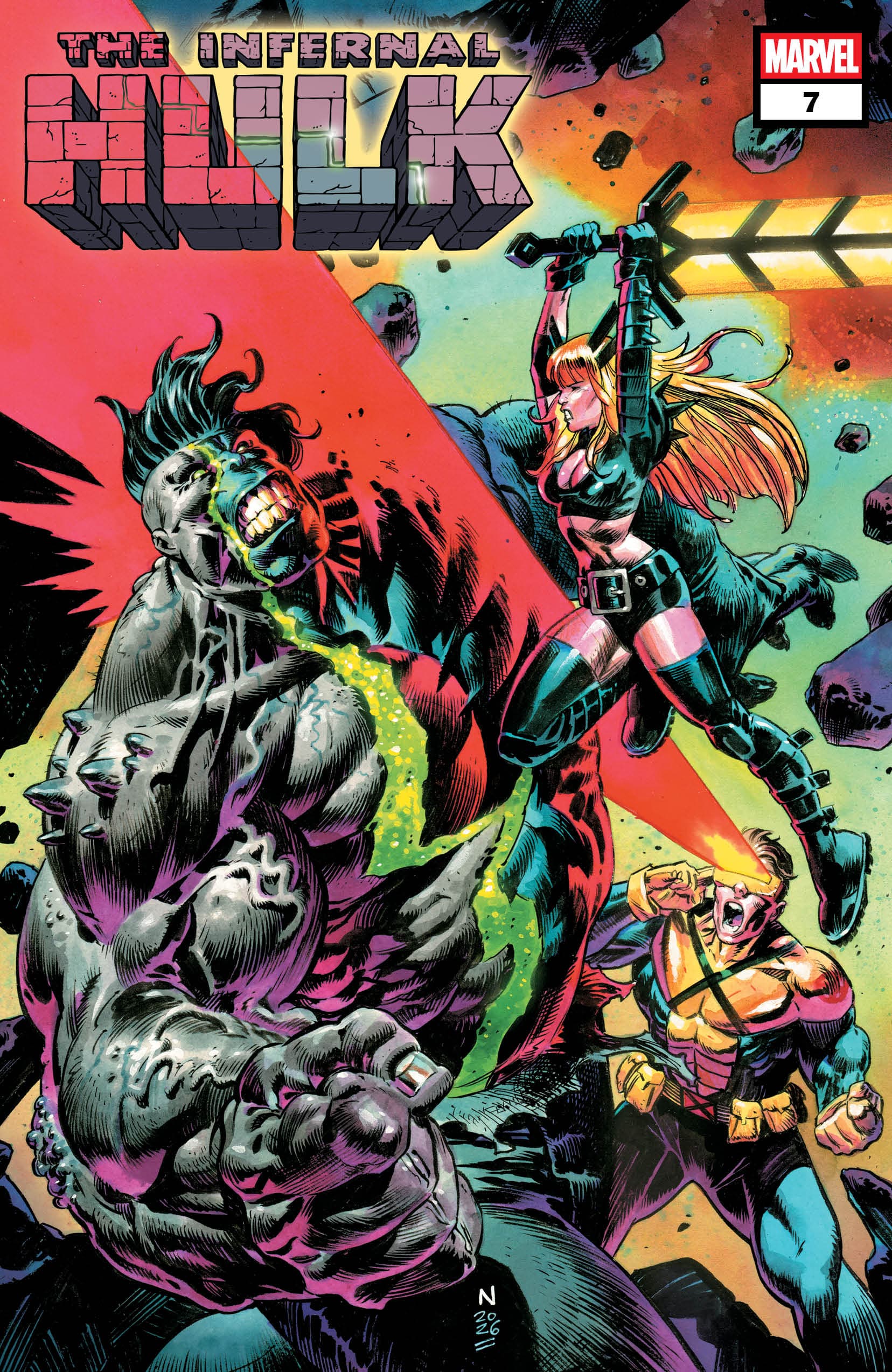 INFERNAL HULK #7 Cover by Nic Klein